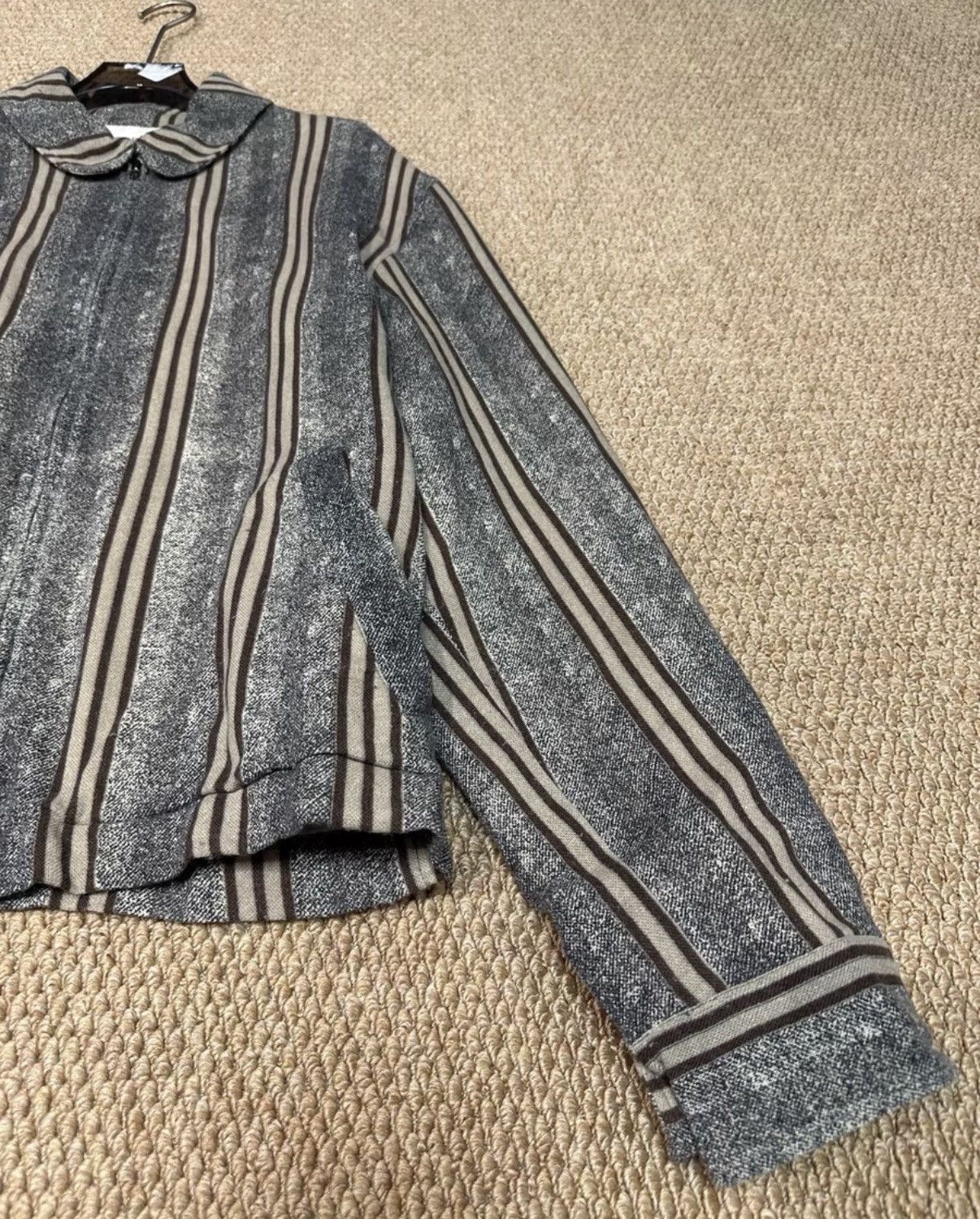 Comme des Garcons SHIRT Comme des Garçons SHIRT Striped Zip-Up Jacket K23 Size US M / EU 48-50 / 2 - 3 Thumbnail