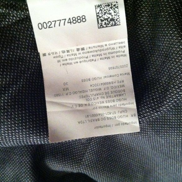 Hugo Boss HUGO BOSS WOMEN'S 78%VIRGIN WOOL 20%VISCOSE DRESS PANTS 8/29 Size 30" / US 8 / IT 44 - 12 Thumbnail