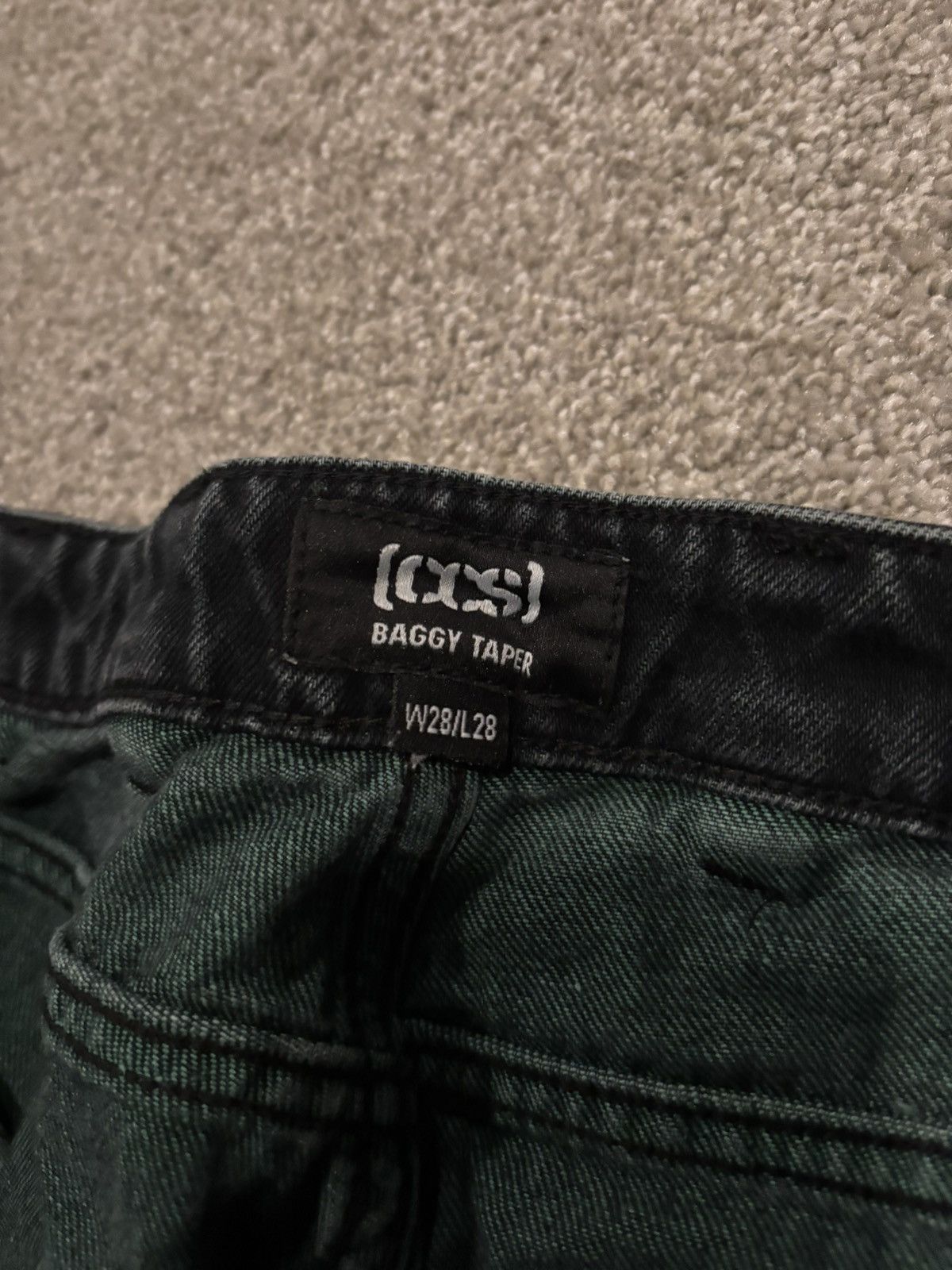 CCS CCS Acid Green Baggy Taper Jeans Size US 28 / EU 44 - 3 Thumbnail