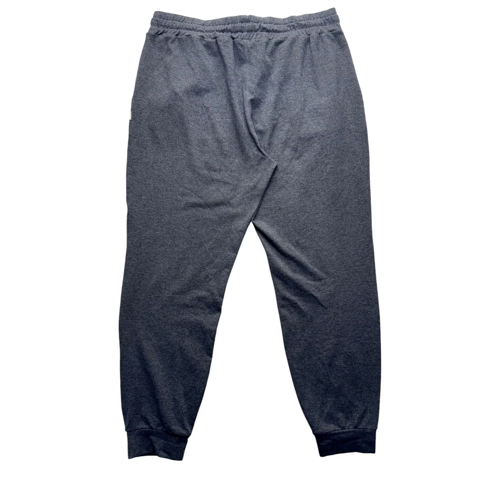 Vuori Vuori Jogger Pants Dark Gray Elastic Waistband Drawstring 34.5" Inseam 25 in Mens Shoes? Size US 34 / EU 50 - 2 Thumbnail