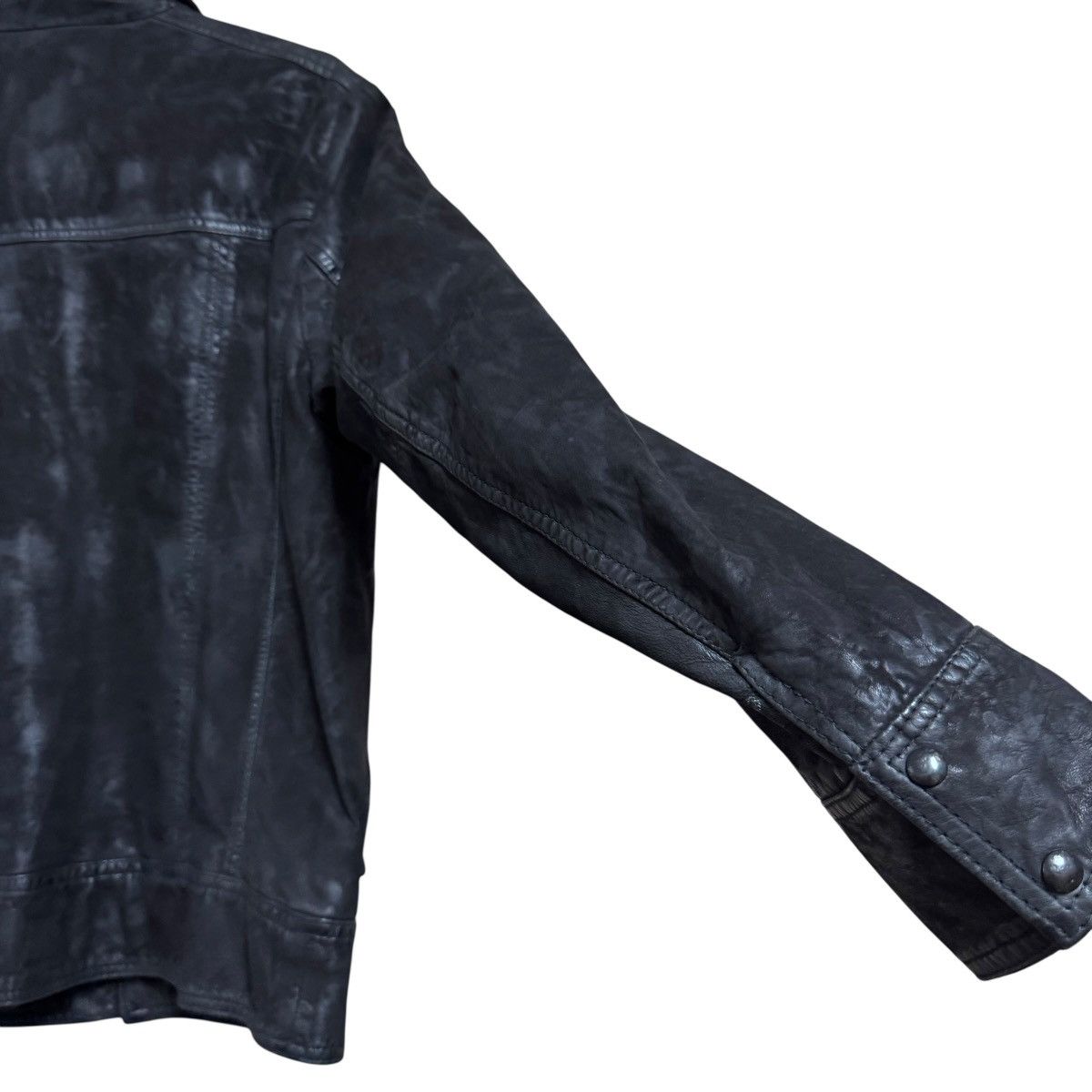 Hugo Boss Hugo Boss Leather Jacket Fade Black Size US M / EU 48-50 / 2 - 12 Thumbnail