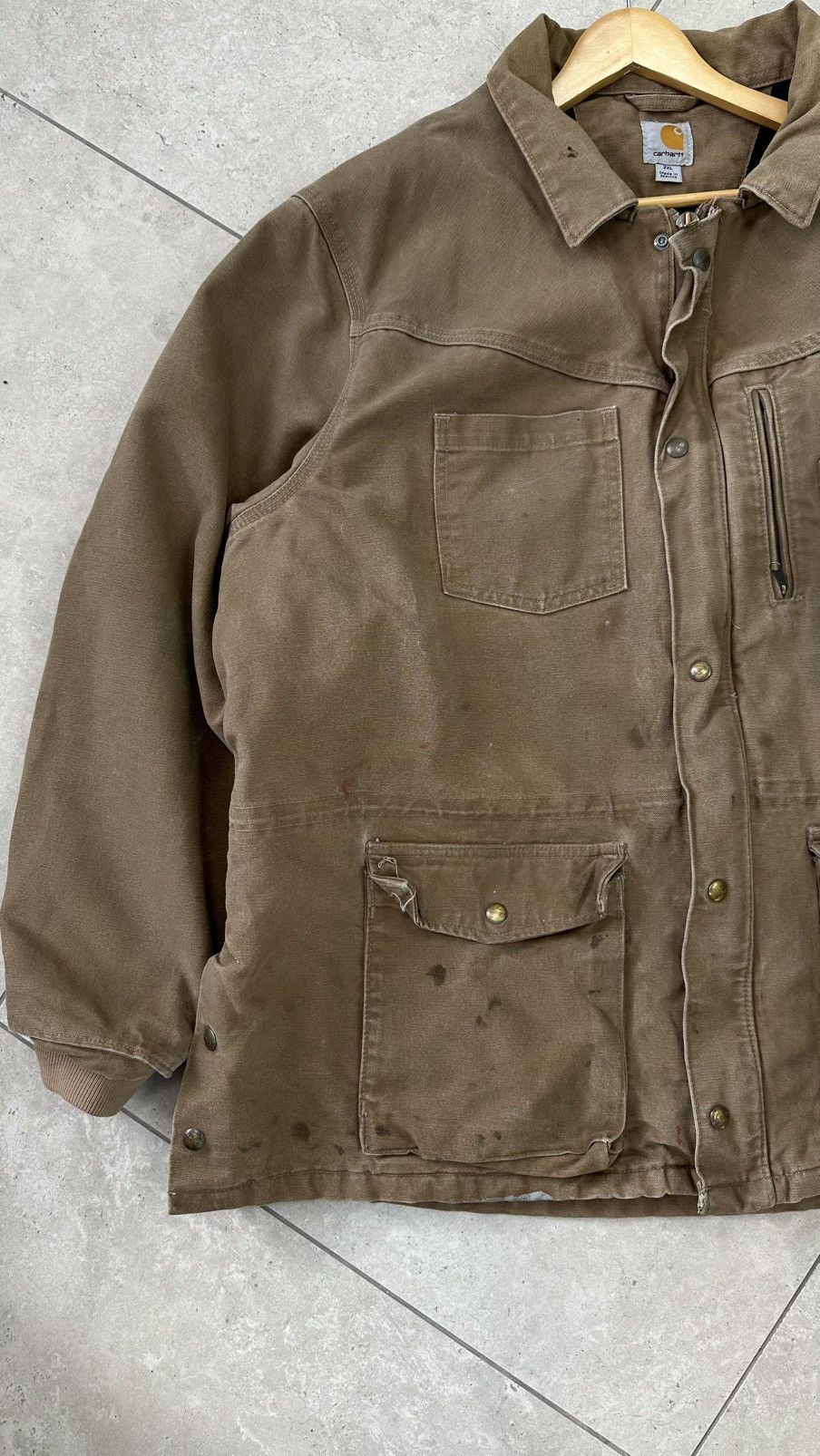 Carhartt Vintage Carhartt distressed jacket xxl size Size US XXL / EU 58 / 5 - 3 Thumbnail