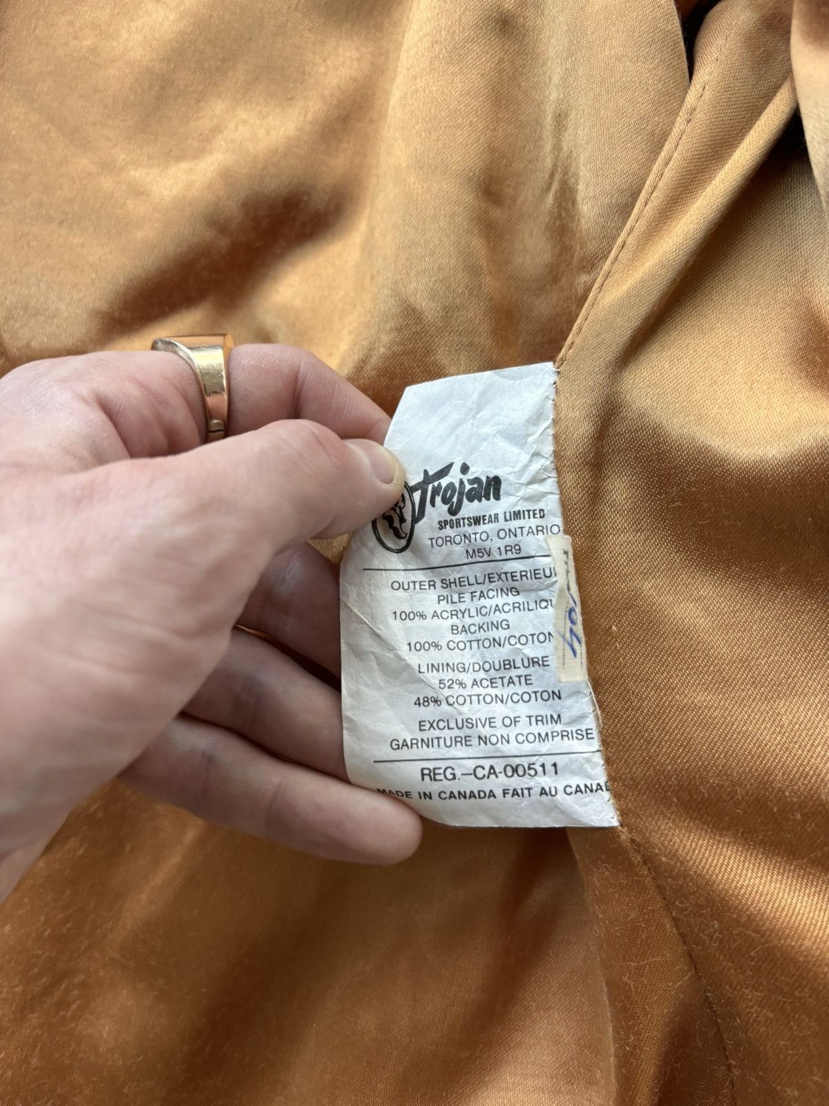 Sears × Vintage Vintage Faux Fur Coat Tissavel France 70s 60s Fox Lynx Vegan Size L / US 10 / IT 46 - 8 Thumbnail