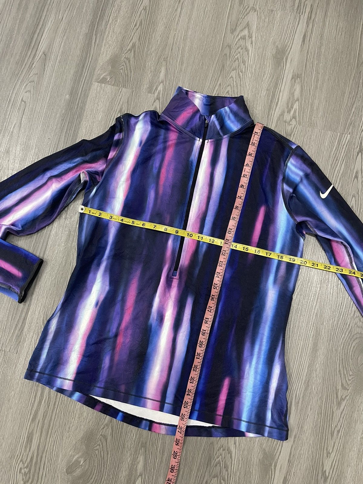 Nike Nike Dri Fit Pro Hyperwarm Arora purple Half Zip Pullover Size XL / US 12-14 / IT 48-50 - 7 Thumbnail