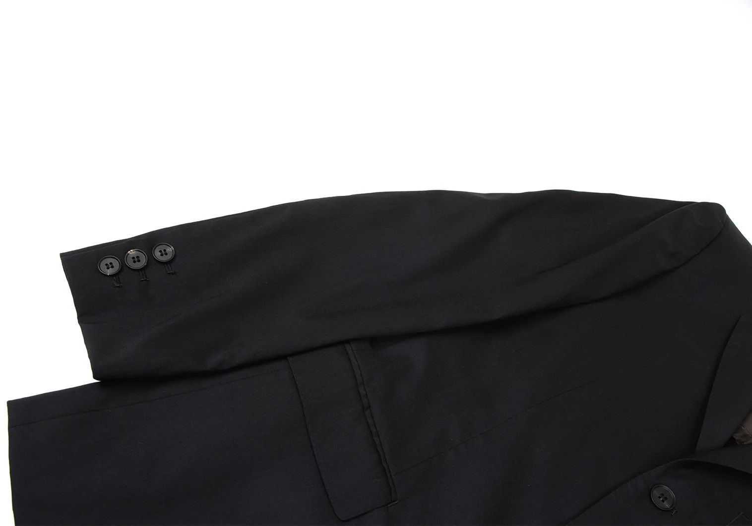 Jean Paul Gaultier Wool-Polyester 3-Button Jacket in Black Size 50 Size US M / EU 48-50 / 2 - 6 Thumbnail