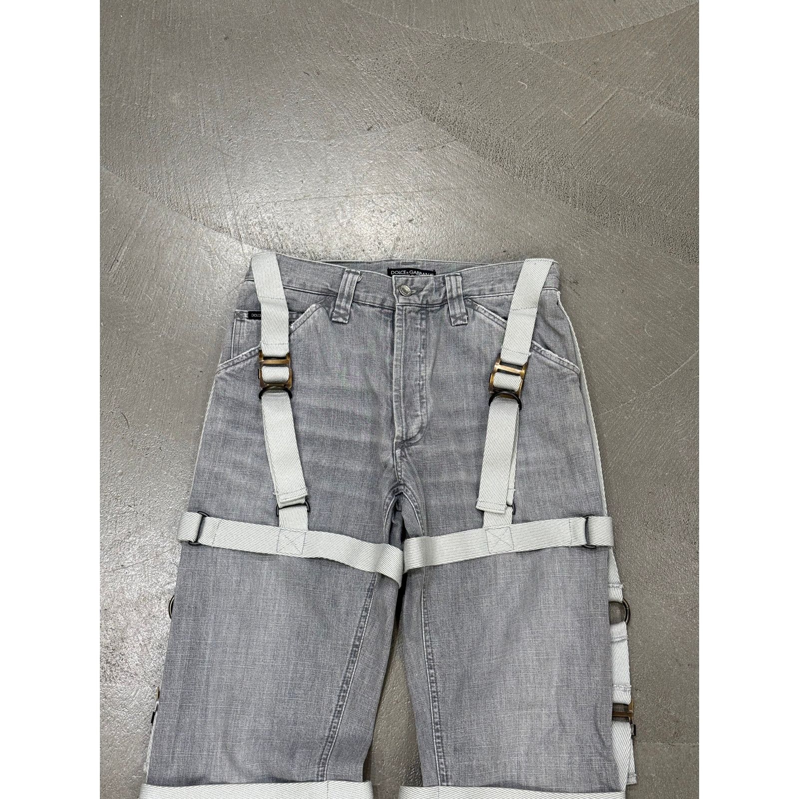 Dolce & Gabbana A/W2003 Dolce & Gabbana bondage parachute pants Size 26" / US 2 / IT 38 - 3 Thumbnail