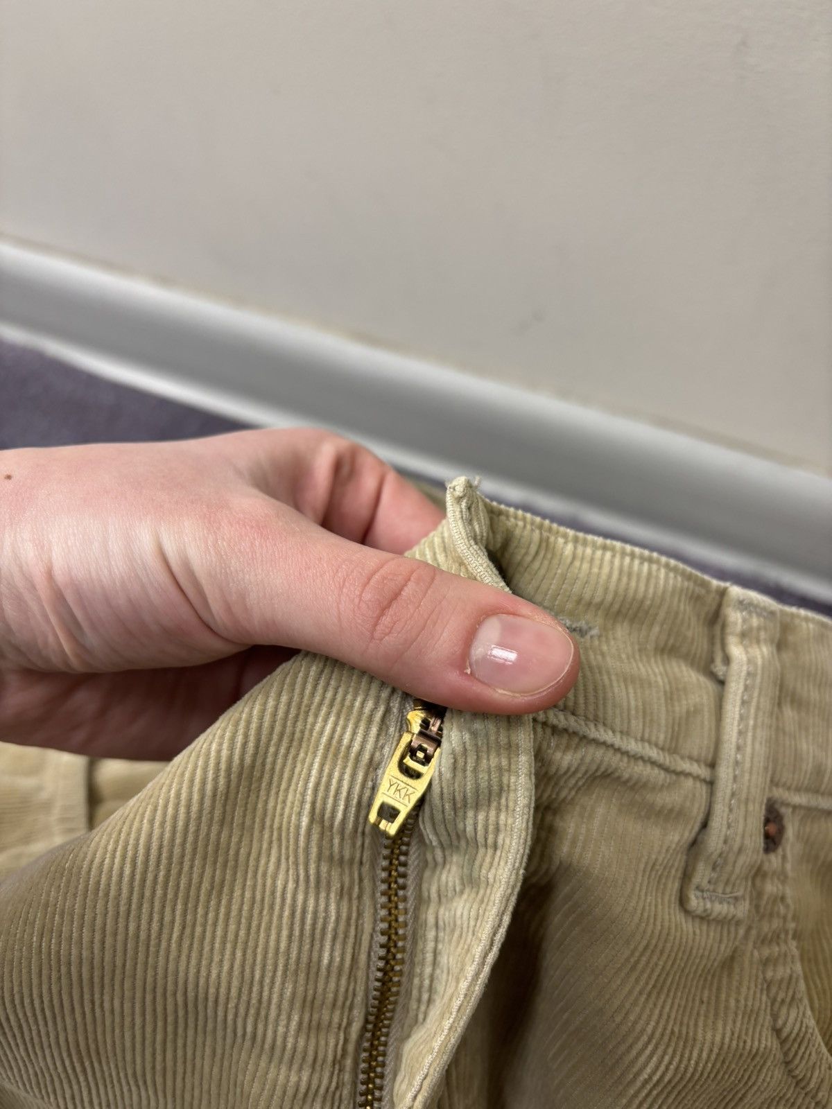 Levi's Vintage Levi’s 751 Men’s Beige Mustard Corduroy Baggy Pants Size US 32 / EU 48 - 15 Thumbnail