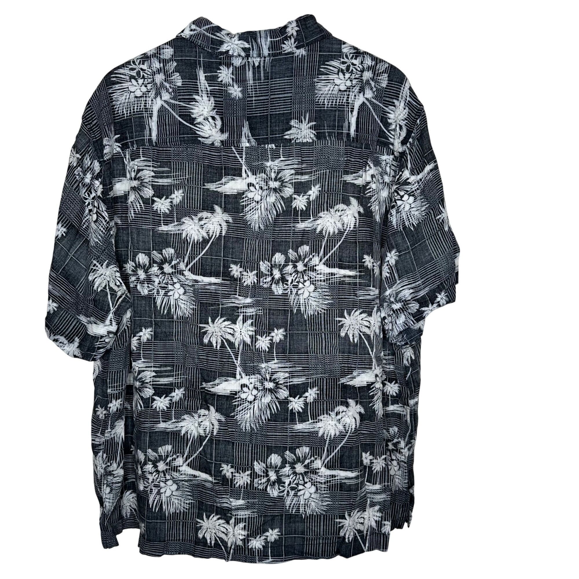 Caribbean Caribbean Black Tropical short sleeve button up camp shirt S Size US XXL / EU 58 / 5 - 2 Thumbnail