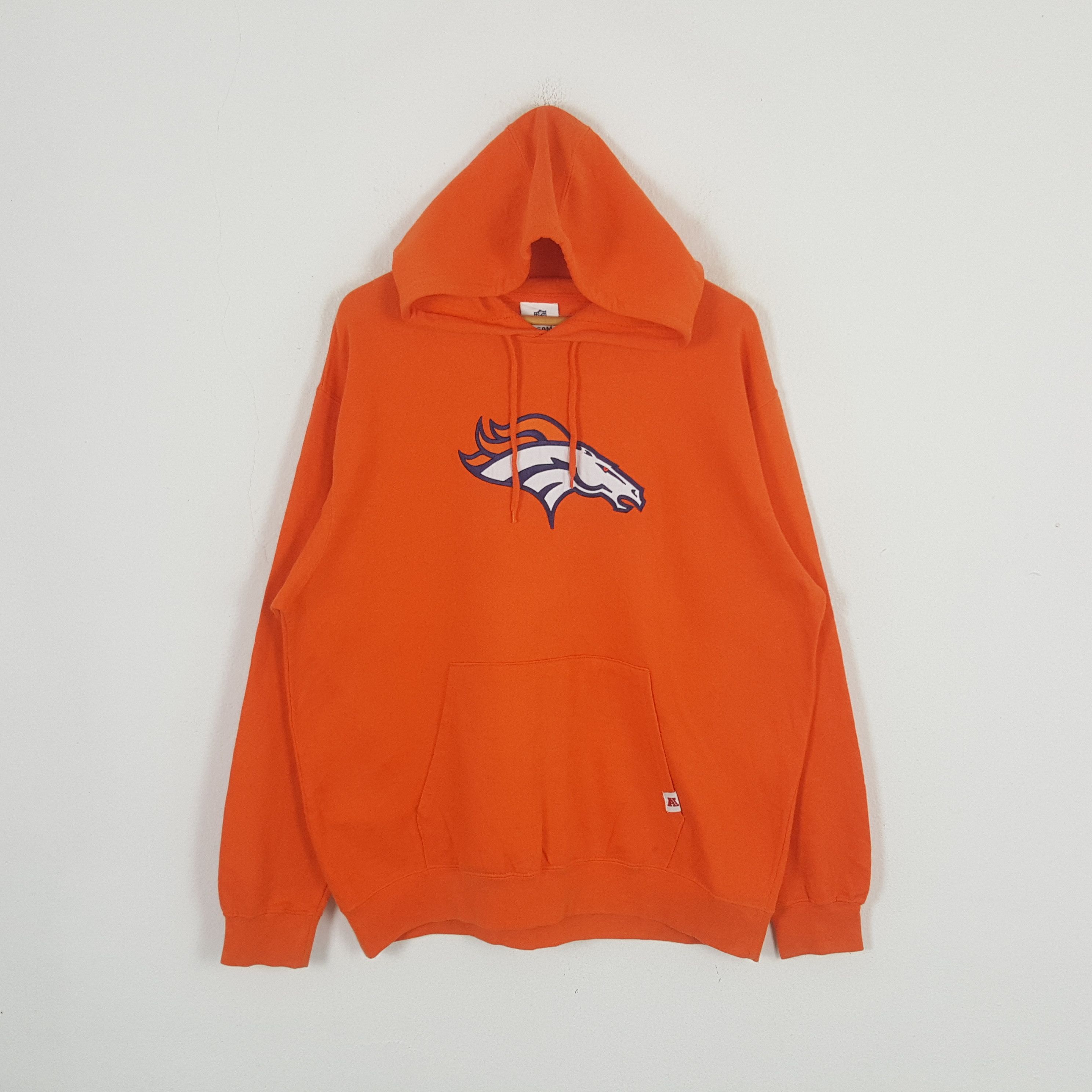 NFL × Vintage Vintage Denver Broncos American Football Hoodies C290N3 Size US XL / EU 56 / 4 - 1 Thumbnail