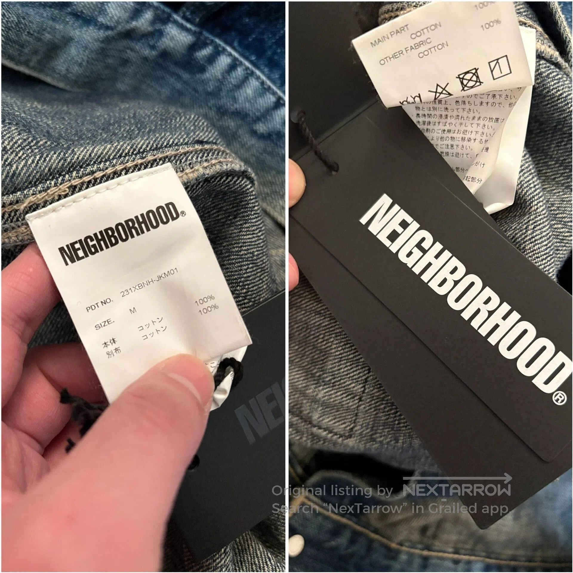 Neighborhood neighborhood savage denim type-1 jacket. Size US M / EU 48-50 / 2 - 6 Thumbnail
