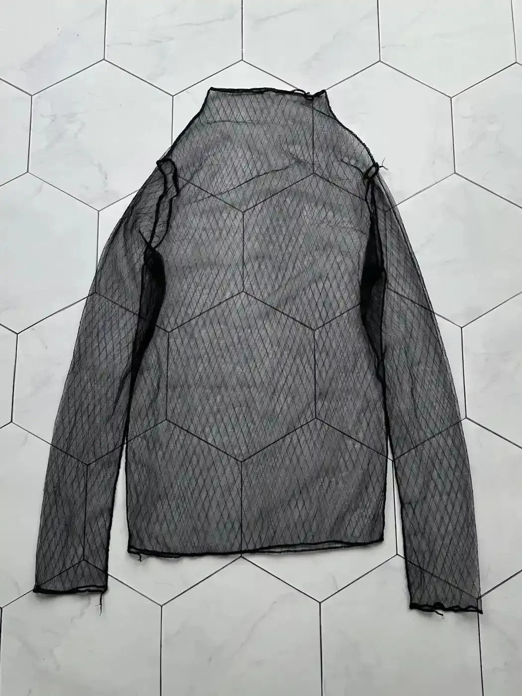 Japanese Brand Vintage Mesh Long Sleeve (B484)E2 Size S / US 4 / IT 40 - 1 Thumbnail