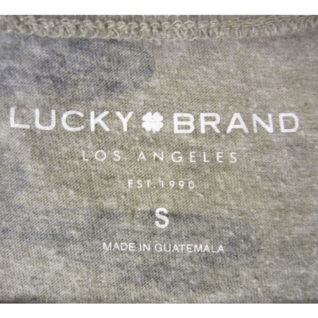 Lucky Brand Camo Print Crew Neck Short Sleeve T-Shirt Lucky Brand Small Size S / US 4 / IT 40 - 4 Thumbnail