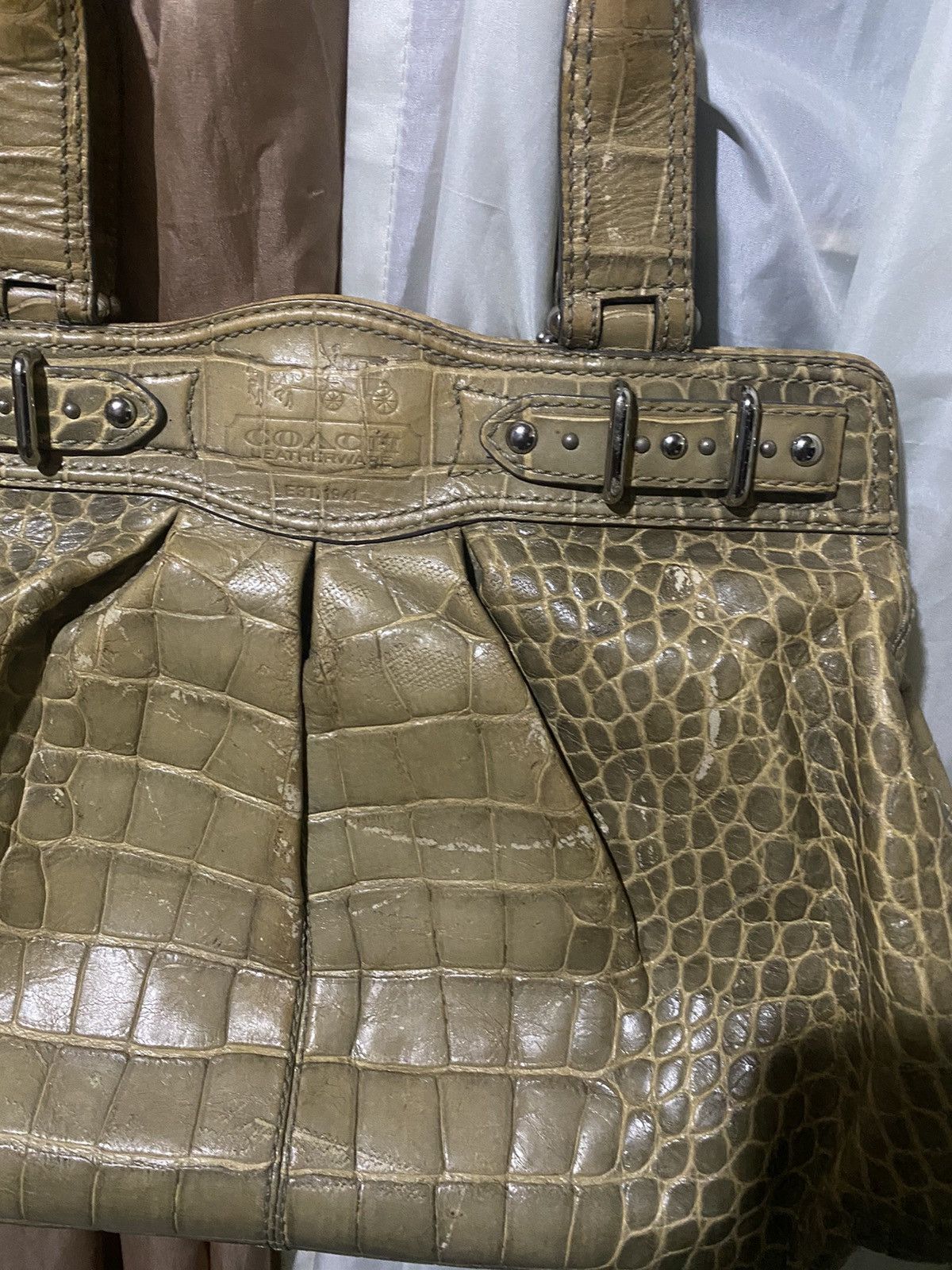 Coach Vintage coach Crocodile skin Size ONE SIZE - 3 Thumbnail