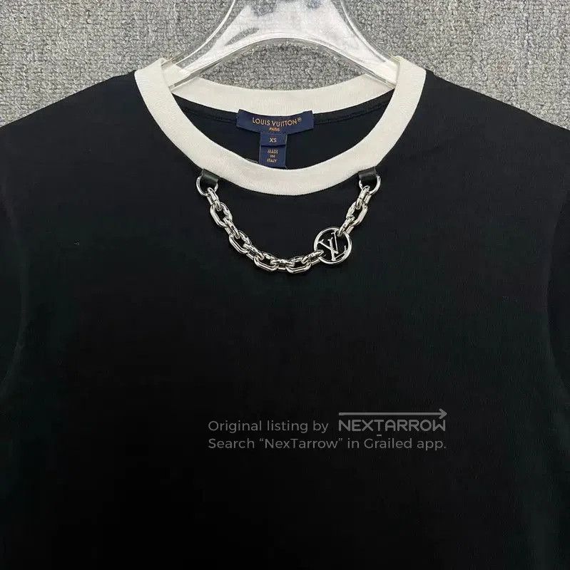 Louis Vuitton Louis Vuitton Black Cotton Women's T. Size XS / US 0-2 / IT 36-38 - 4 Thumbnail