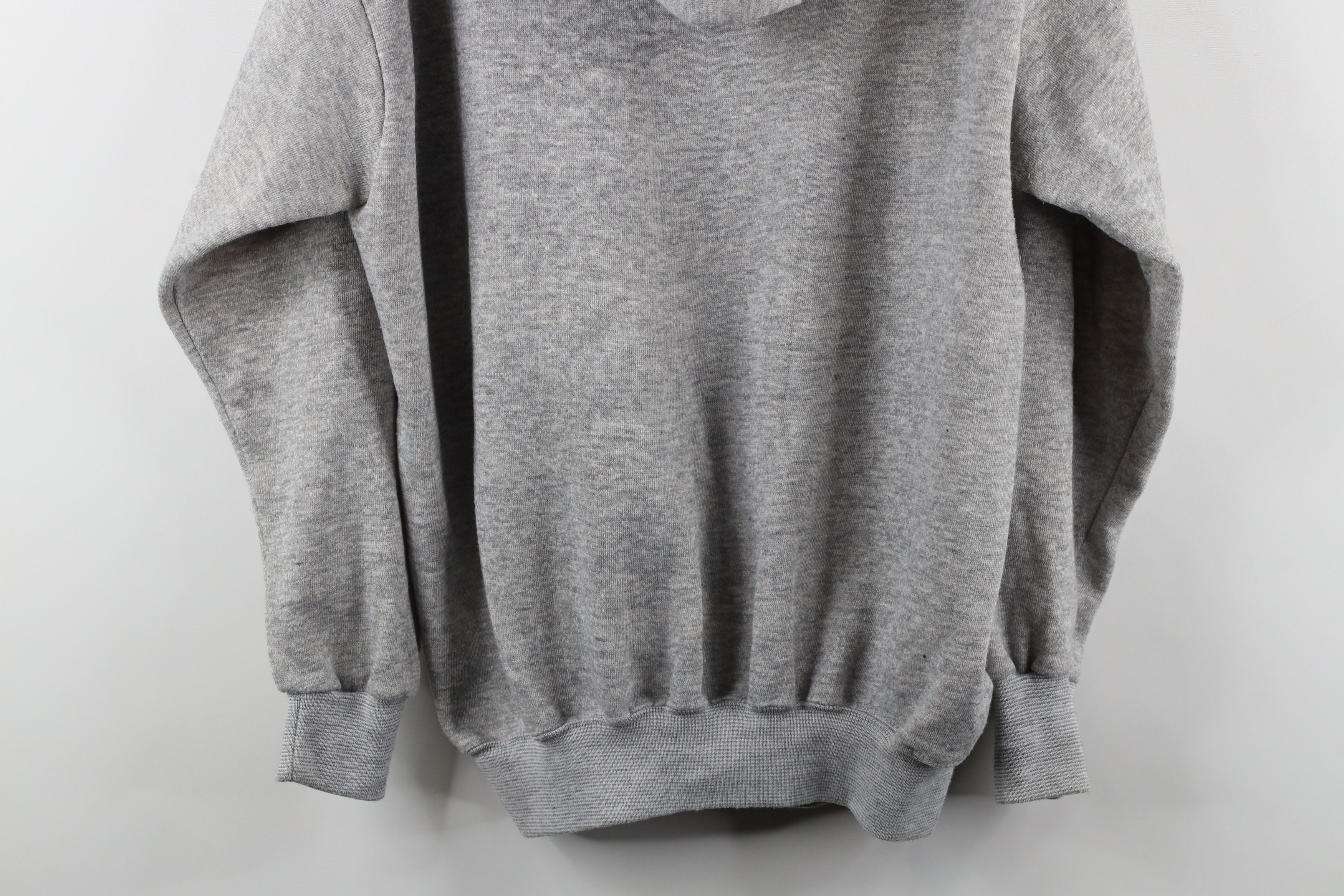 Vintage Vintage 70s Streetwear Full Zip Hoodie Heather Gray USA Size US M / EU 48-50 / 2 - 13 Thumbnail