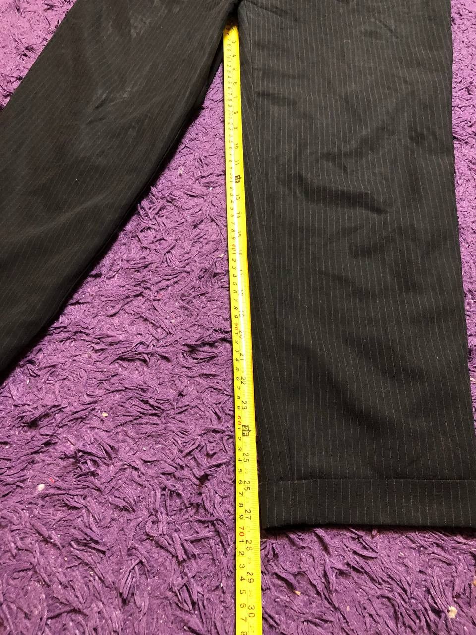 Ralph Lauren Vintage Ralph Lauren 100% Wool Striped Casual Pants Size 10 Size 32" / US 10 / IT 46 - 12 Thumbnail