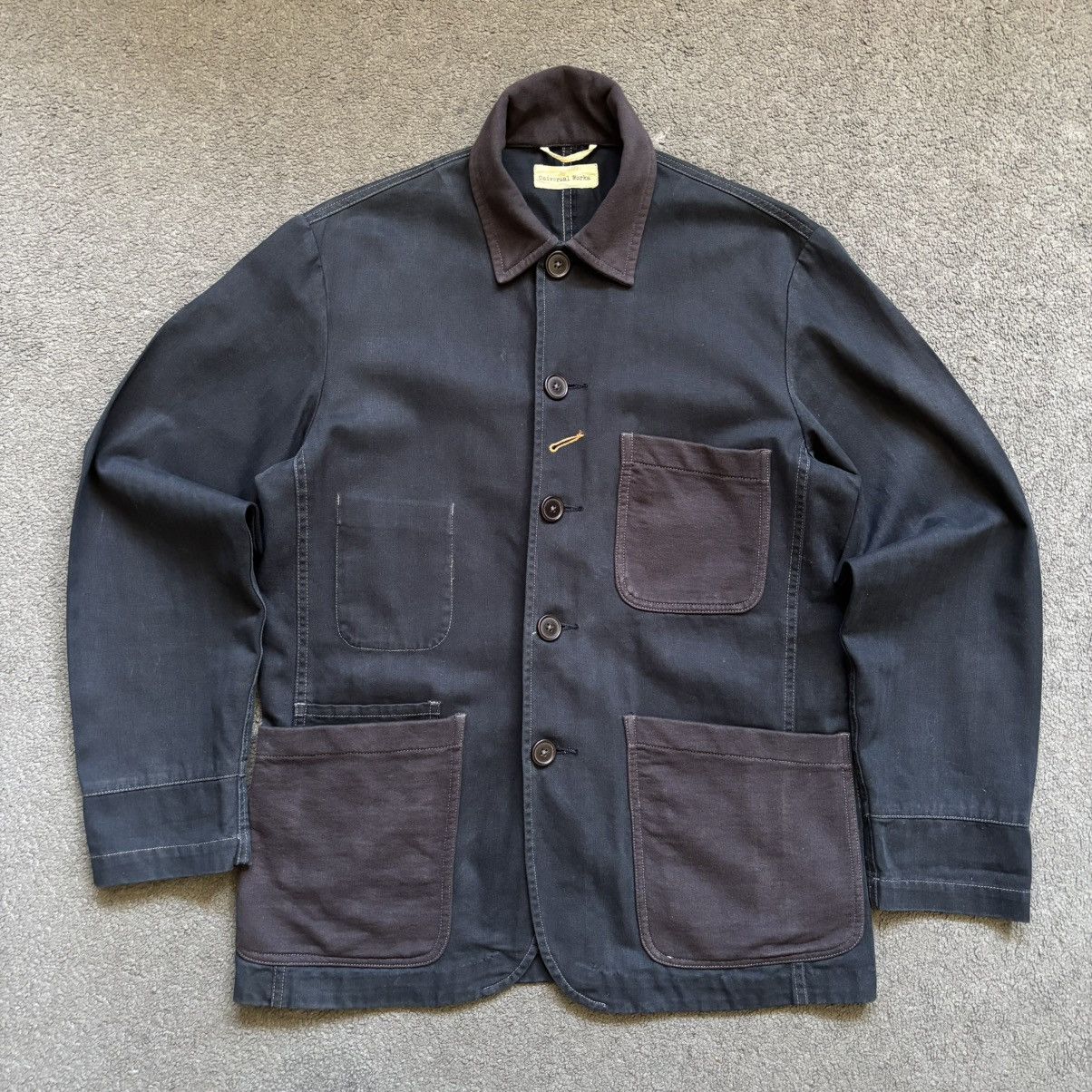Universal Works Cotton Chore Work Bakers Jacket Overshirt Utility Size US S / EU 44-46 / 1 - 1 Thumbnail