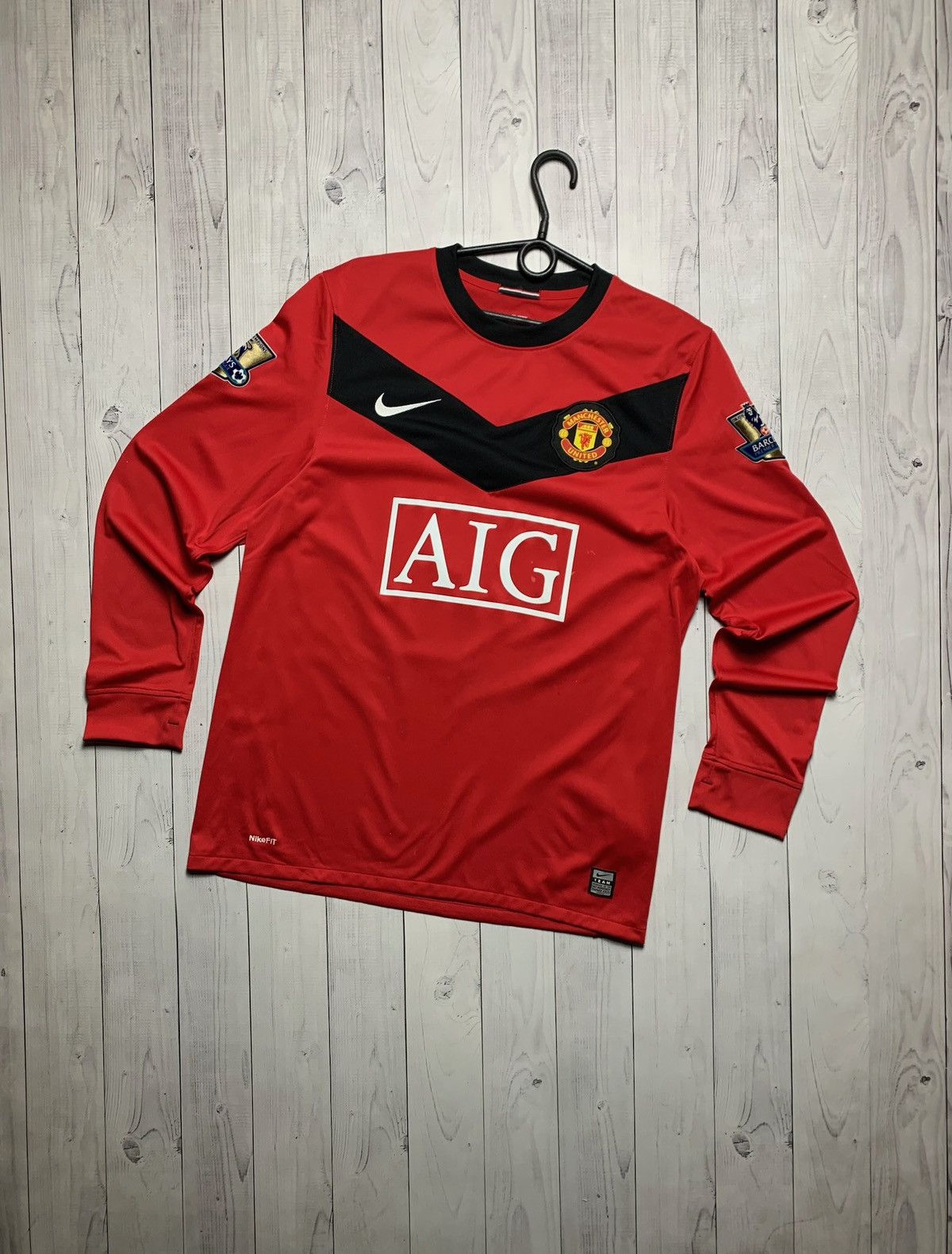 Nike × Vintage Vintage Nike Manchester United soccer jersey long sleeve M Size US M / EU 48-50 / 2 - 1 Thumbnail