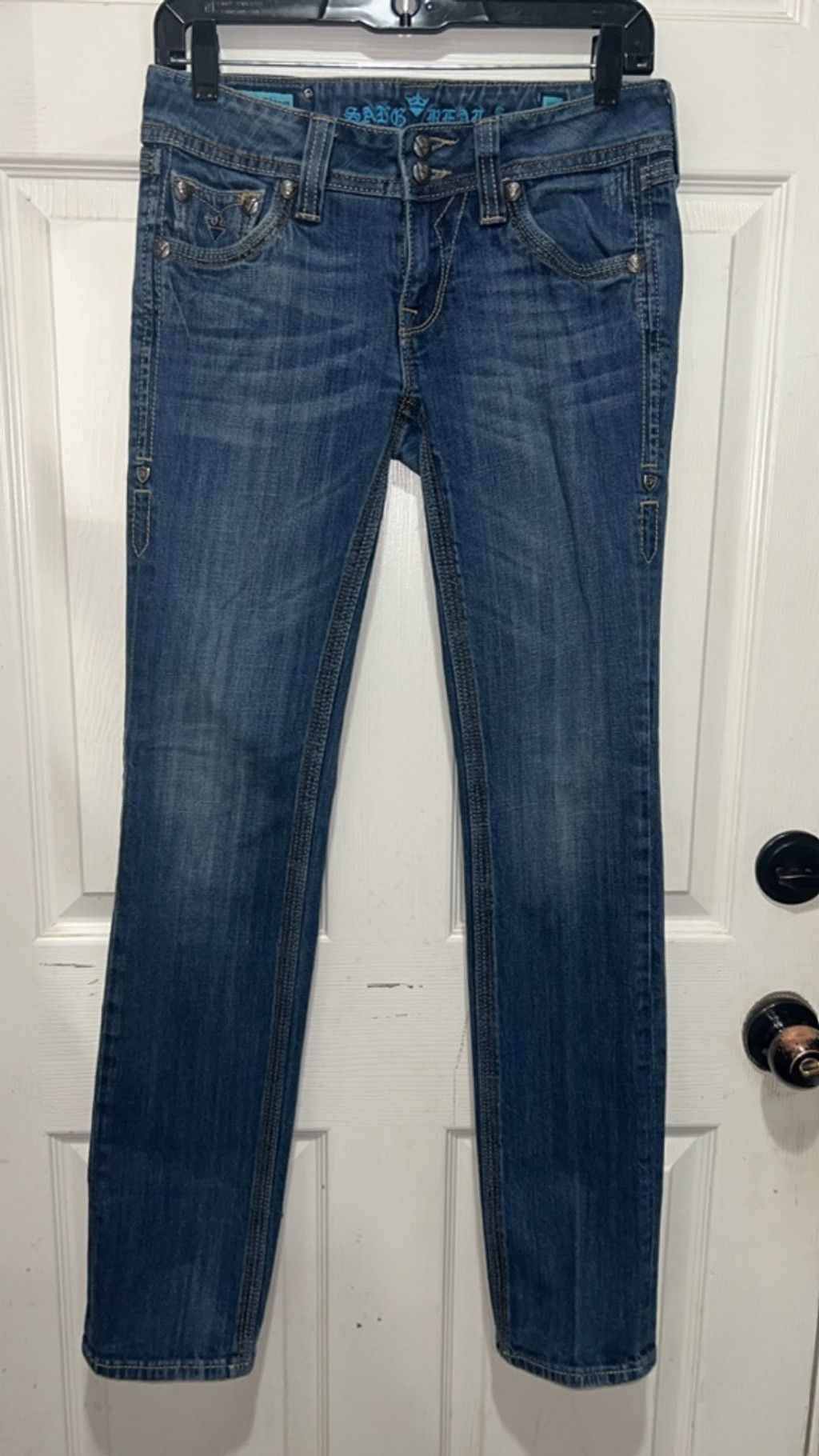 Other Women's Sang Real Blue Skinny Jeans Size 29 Size 29" - 1 Thumbnail