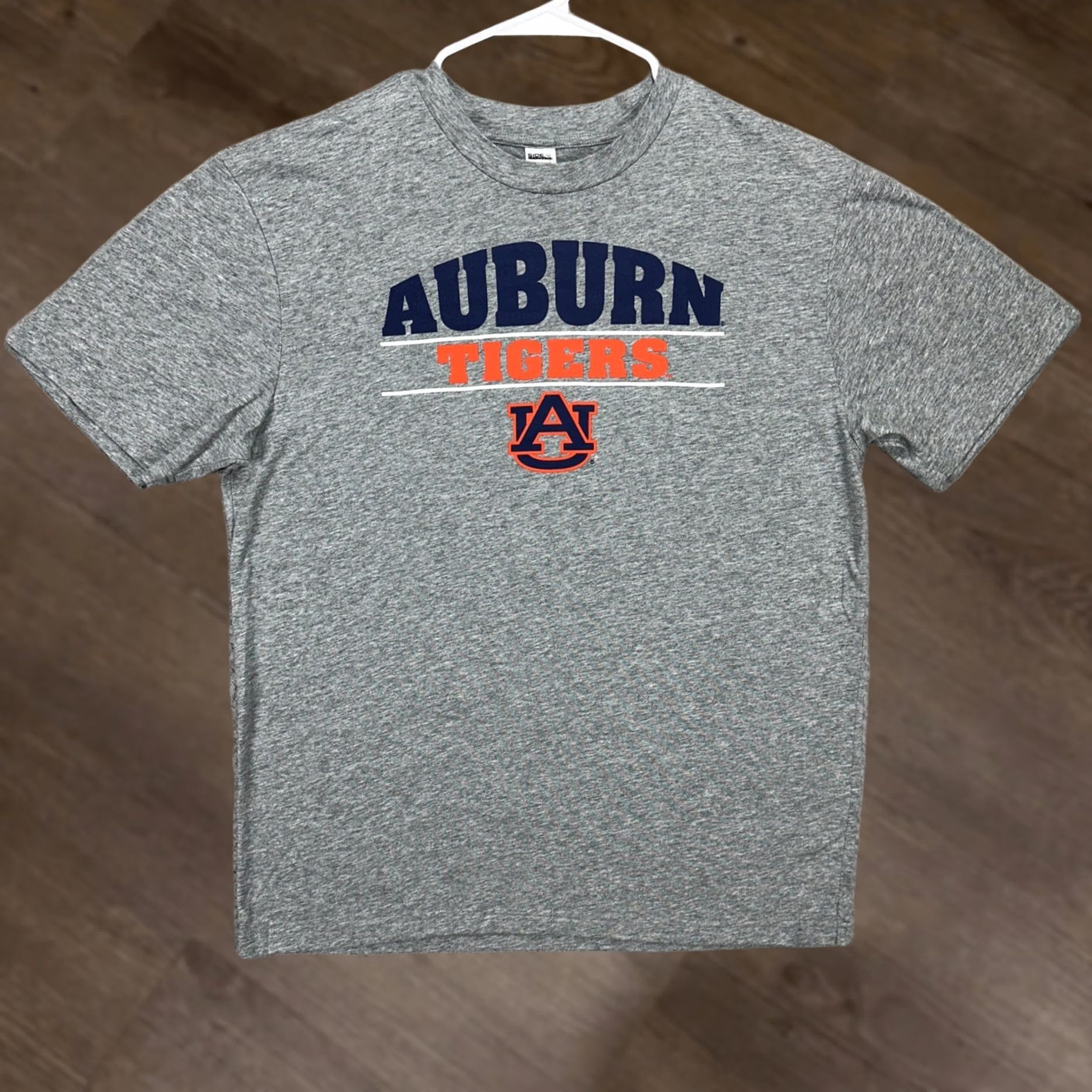 Vintage Auburn Tigers Sideline Apparel T-Shirt Mens Large Grey Short Sleeve Crew Neck Breathable Polyester Cotton Health Description not needed? Size US L / EU 52-54 / 3 - 1 Thumbnail