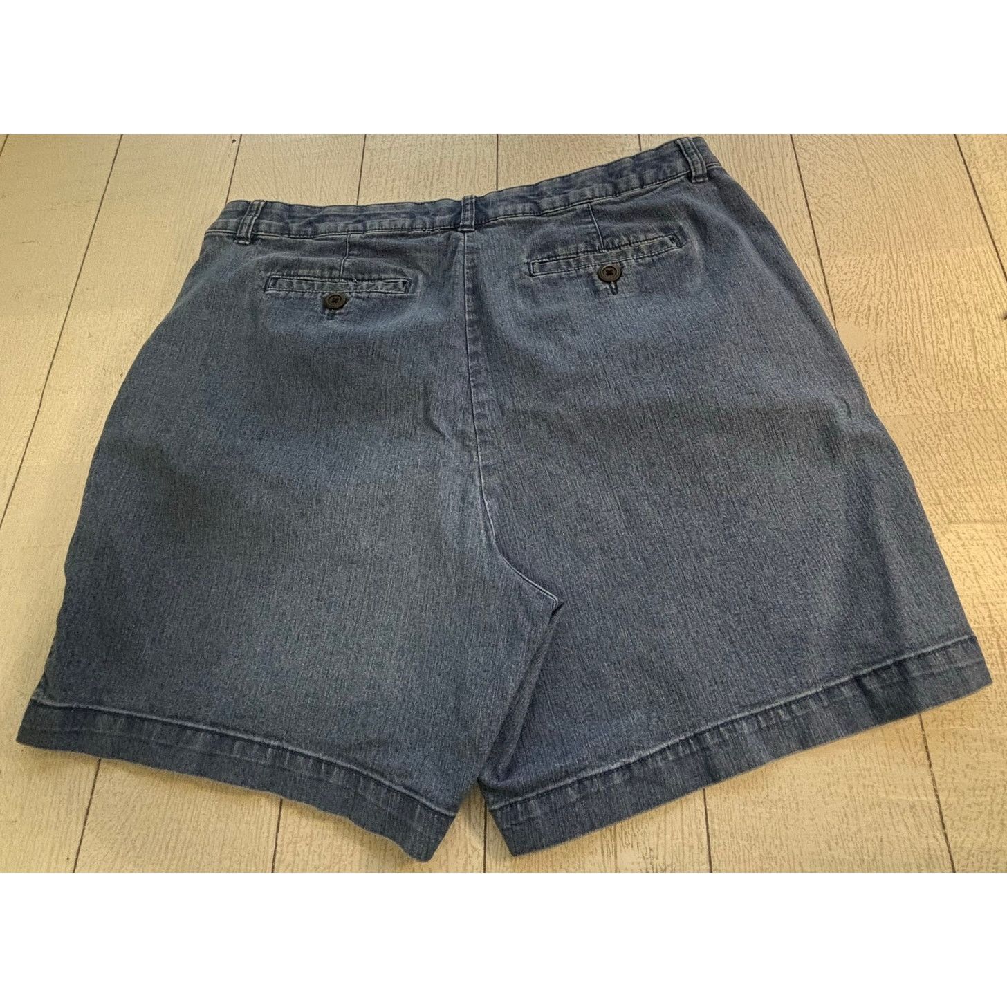 Other Kim Rogers Blue Denim Bermuda Shorts Women’s Size 16 Size 38" / US 16 / IT 52 - 2 Thumbnail