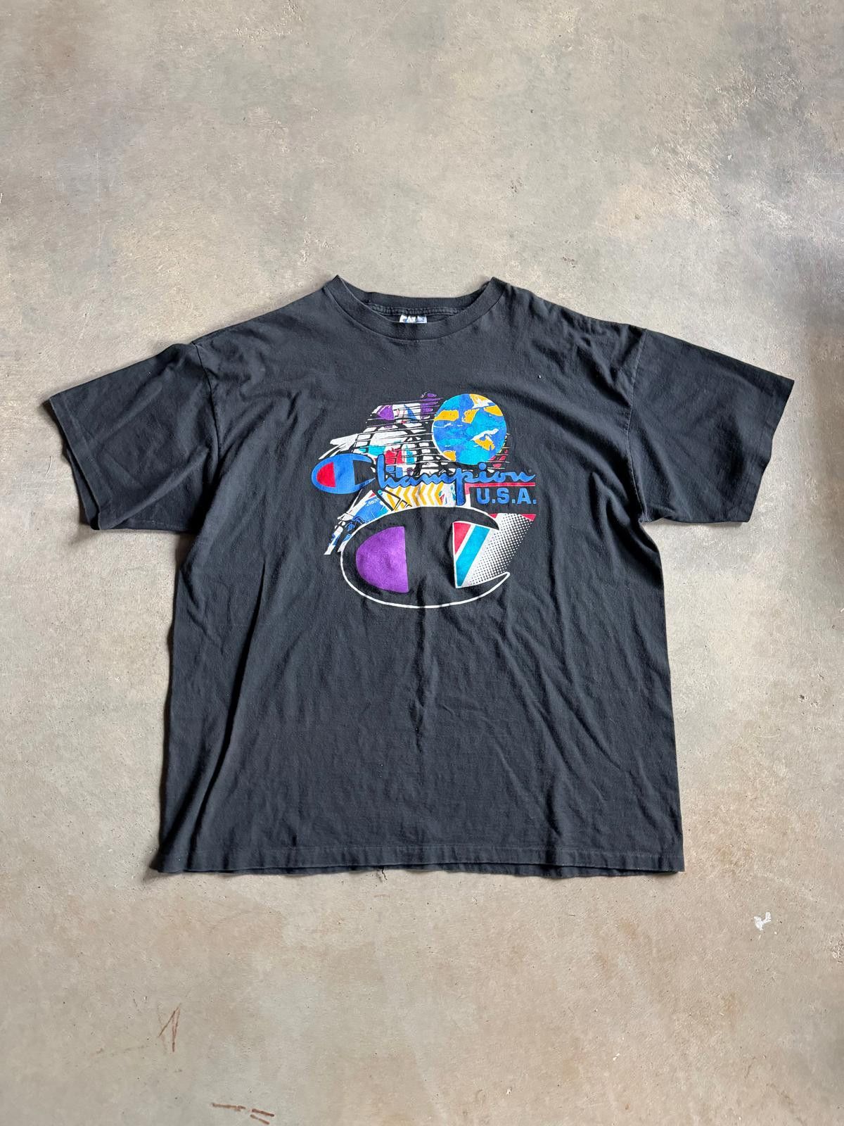 Champion VTG Champion USA Pride Tee Sz 3XL Size US XXL / EU 58 / 5 - 1 Thumbnail