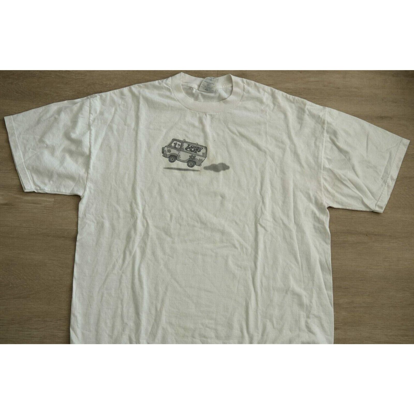 Warner Bros Vintage 1990s Jerzees Scooby Doo Shaggy XL Tee Shirt White Size US XL / EU 56 / 4 - 2 Thumbnail