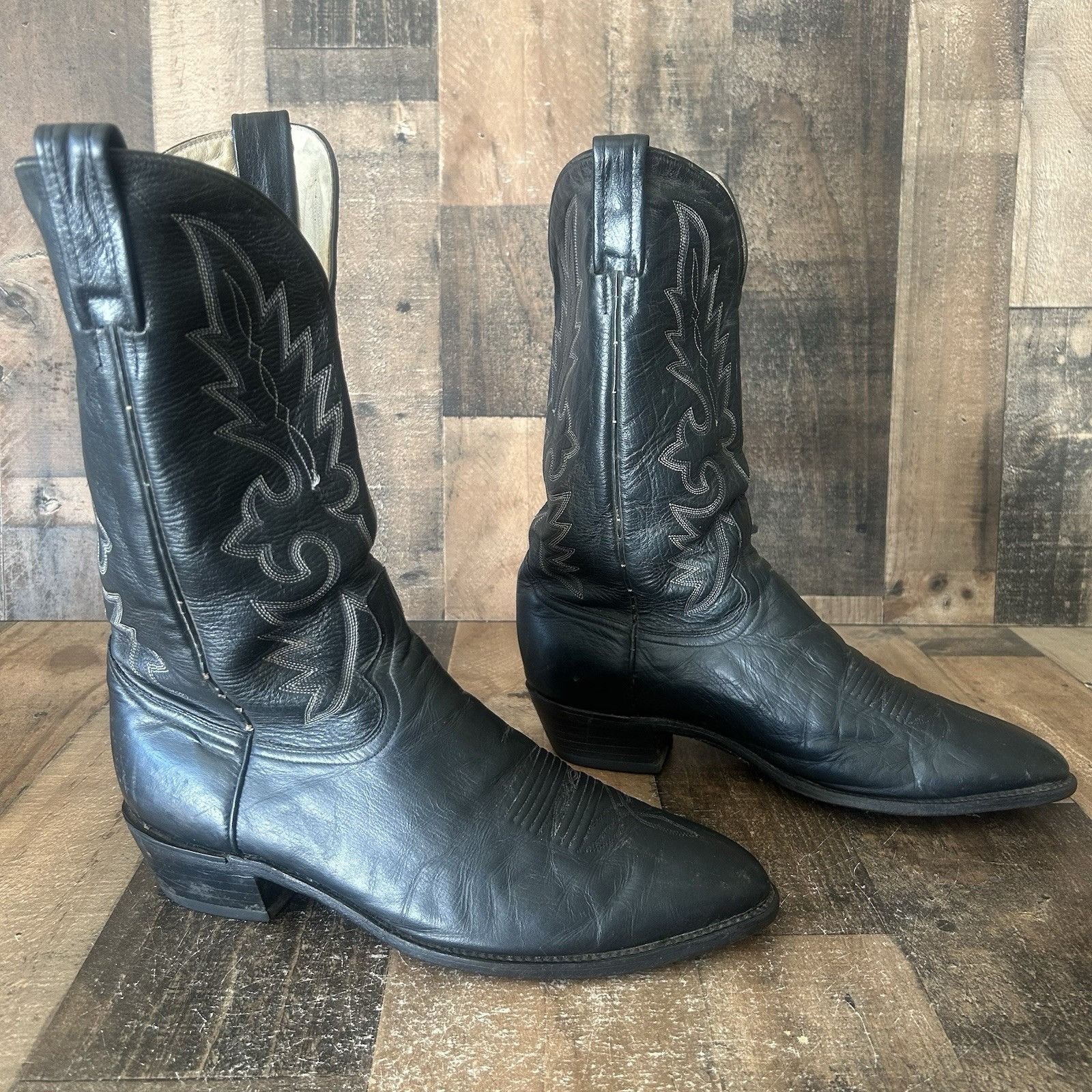 Dan Post Dan Post 2110 R Black Extra Wide Cowboy Boots Mens 12 EW Size US 12 / EU 45 - 11 Thumbnail