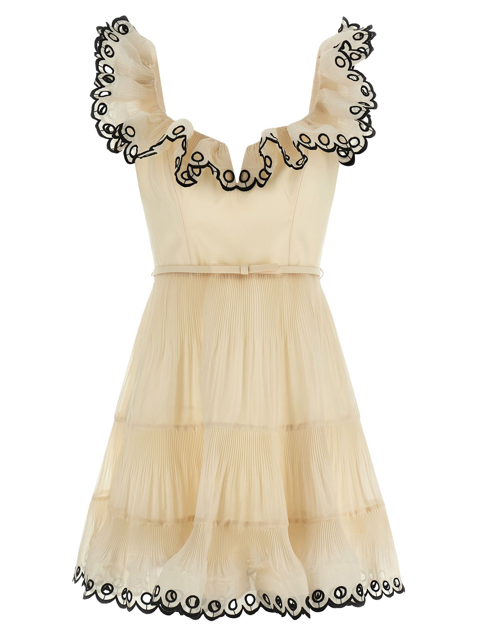 Zimmermann 'Embroidered Frilled Mini' dress Size M / US 6-8 / IT 42-44 - 1 Thumbnail