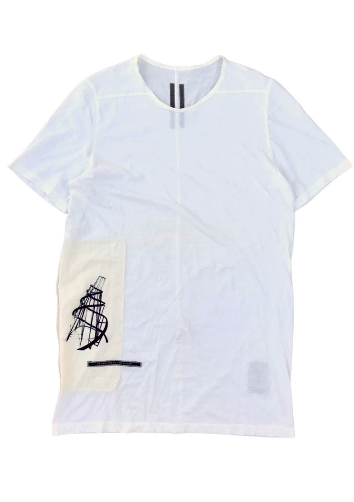 Rick Owens Drkshdw I’m Praying To The Aliens T-shirt
