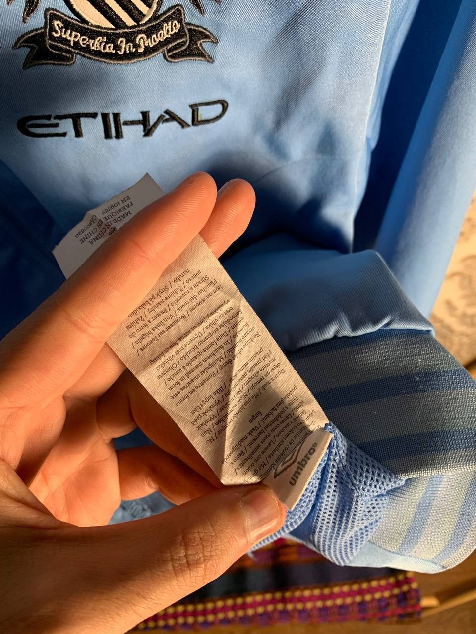 Umbro Vintage Umbro FC Manchester City England Soccer Jacket Y2K Size US M / EU 48-50 / 2 - 6 Thumbnail