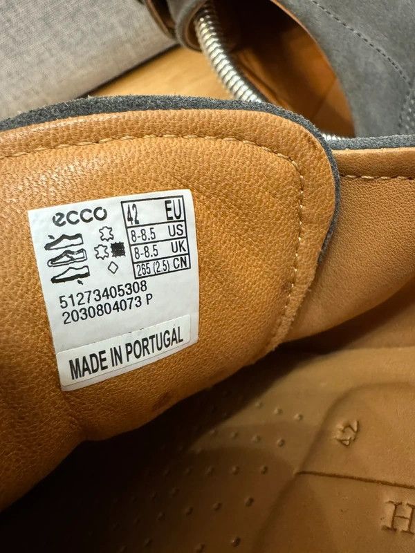 Ecco ECCO Citytray Derby Suede Grey Lace Ups 42 like new Size US 9 / EU 42 - 13 Thumbnail