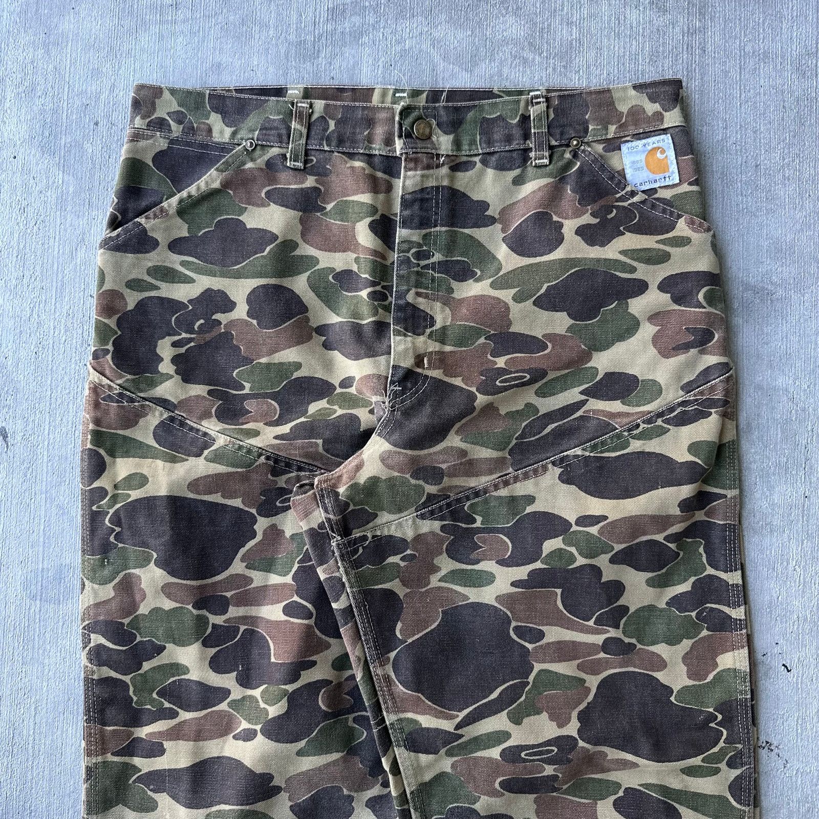 Carhartt × Vintage Vintage Carhartt 100 years duck camo double