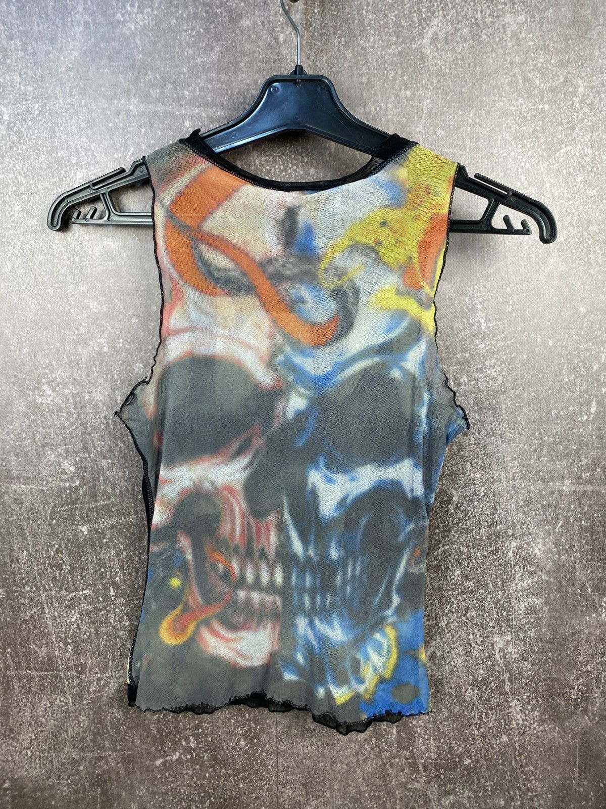 Japanese Brand JEAN PAUL GAULTIER STYLE MESH TANK TOP Size S / US 4 / IT 40 - 2 Thumbnail