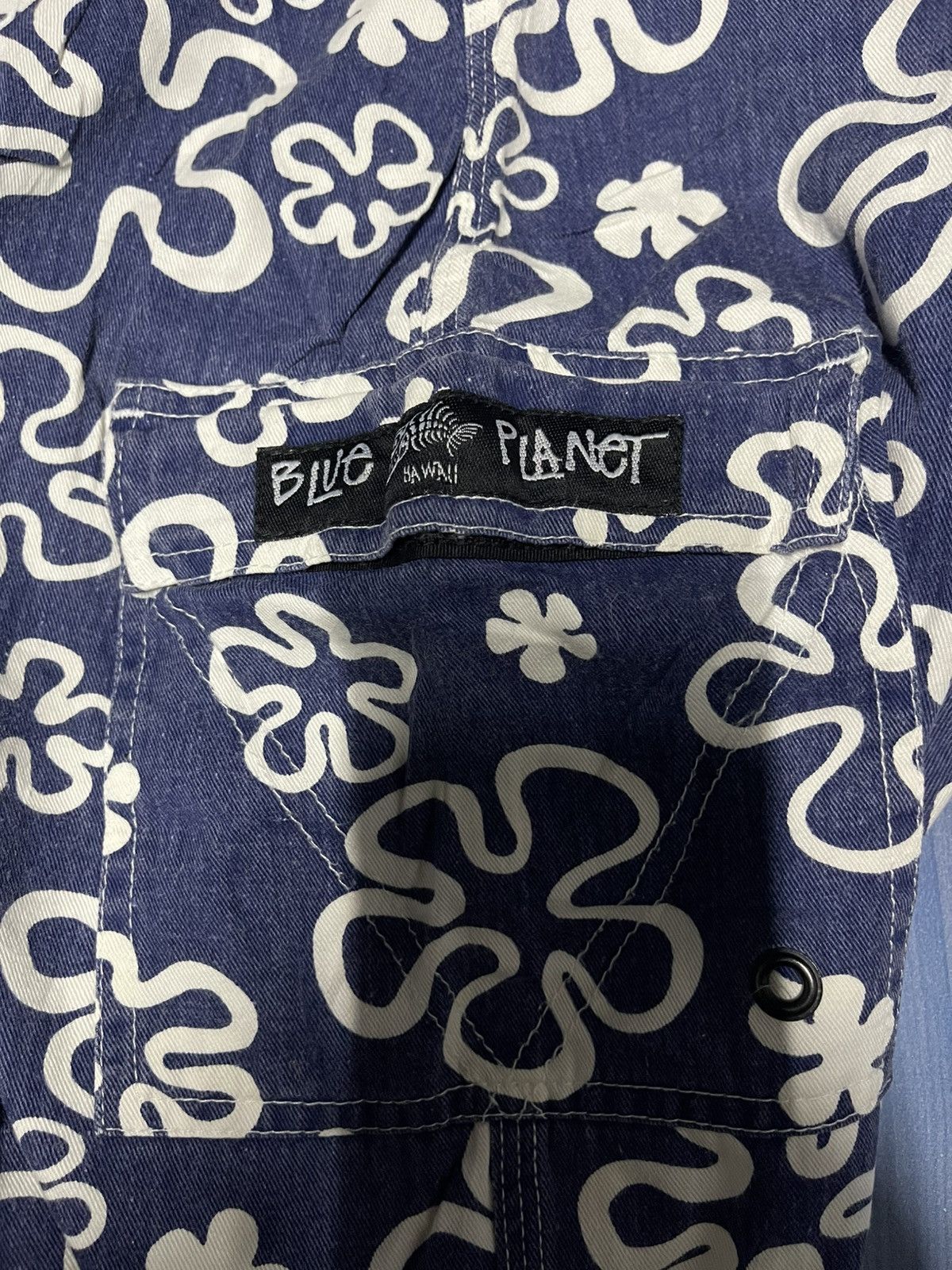 Vintage Vintage Blue Planet Surf Gear Beach Short Size US 34 / EU 50 - 5 Thumbnail