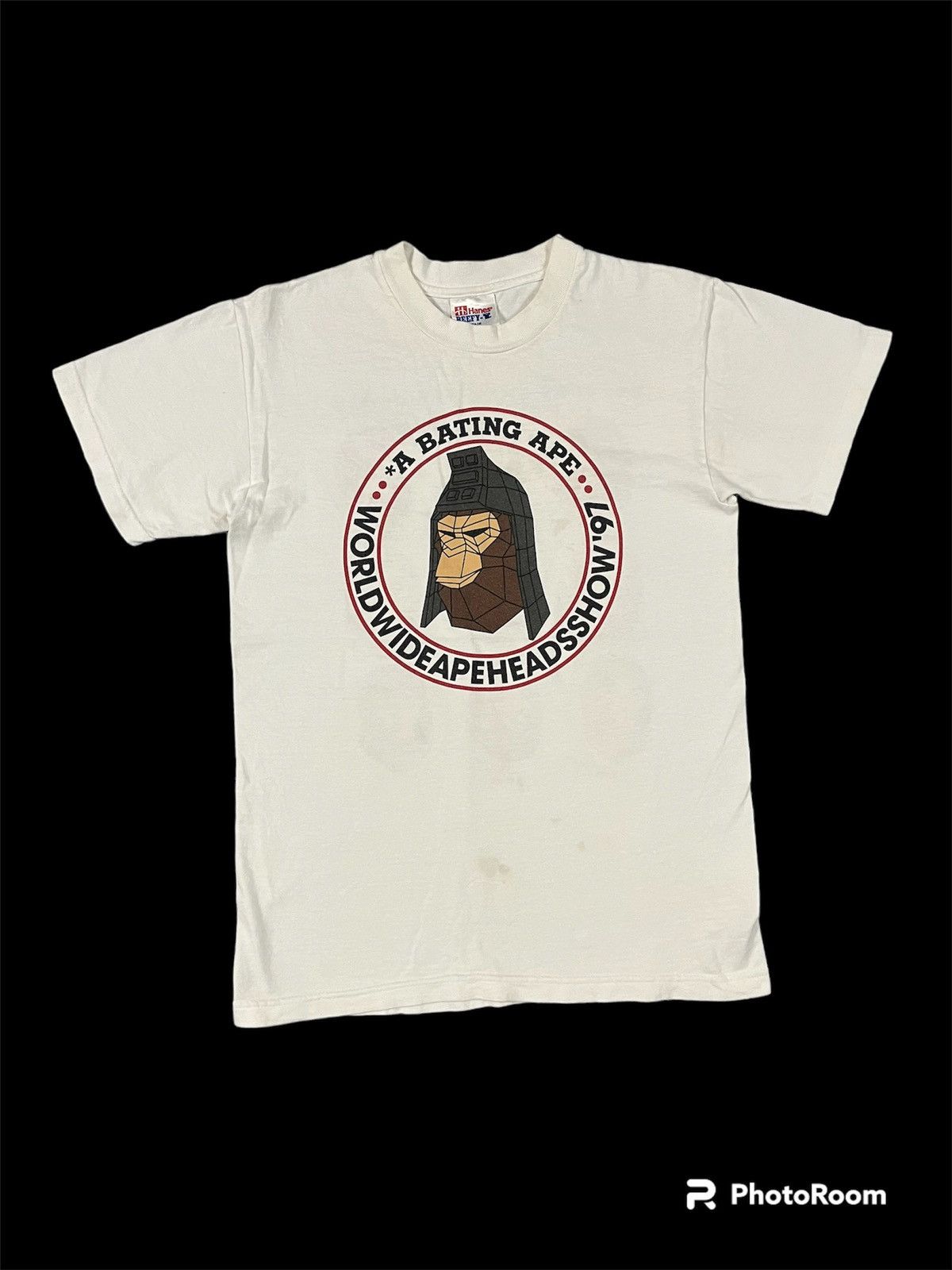 Bape Vintage Bape Worldwide Ape Heads Show Tshirt Size XS / US 0-2 / IT 36-38 - 1 Thumbnail