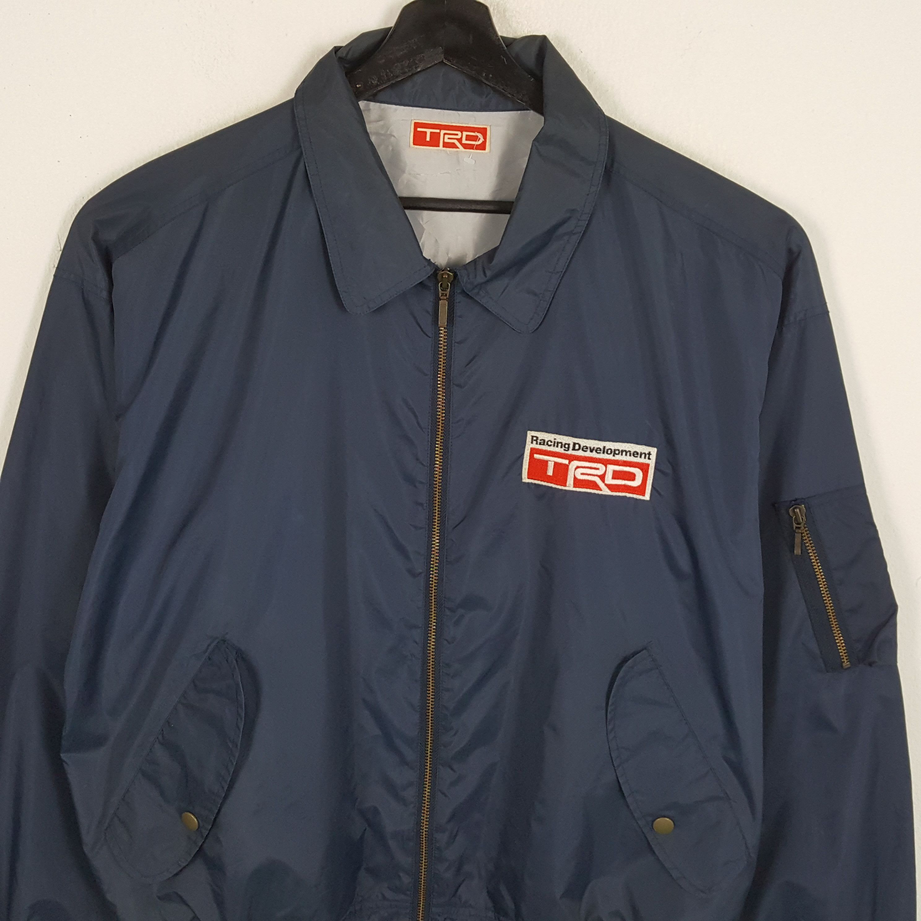Japanese Brand × Vintage TRD TOYOTA MOTOR SPORTS Japanese Racing Development Jacket Size US XL / EU 56 / 4 - 3 Thumbnail