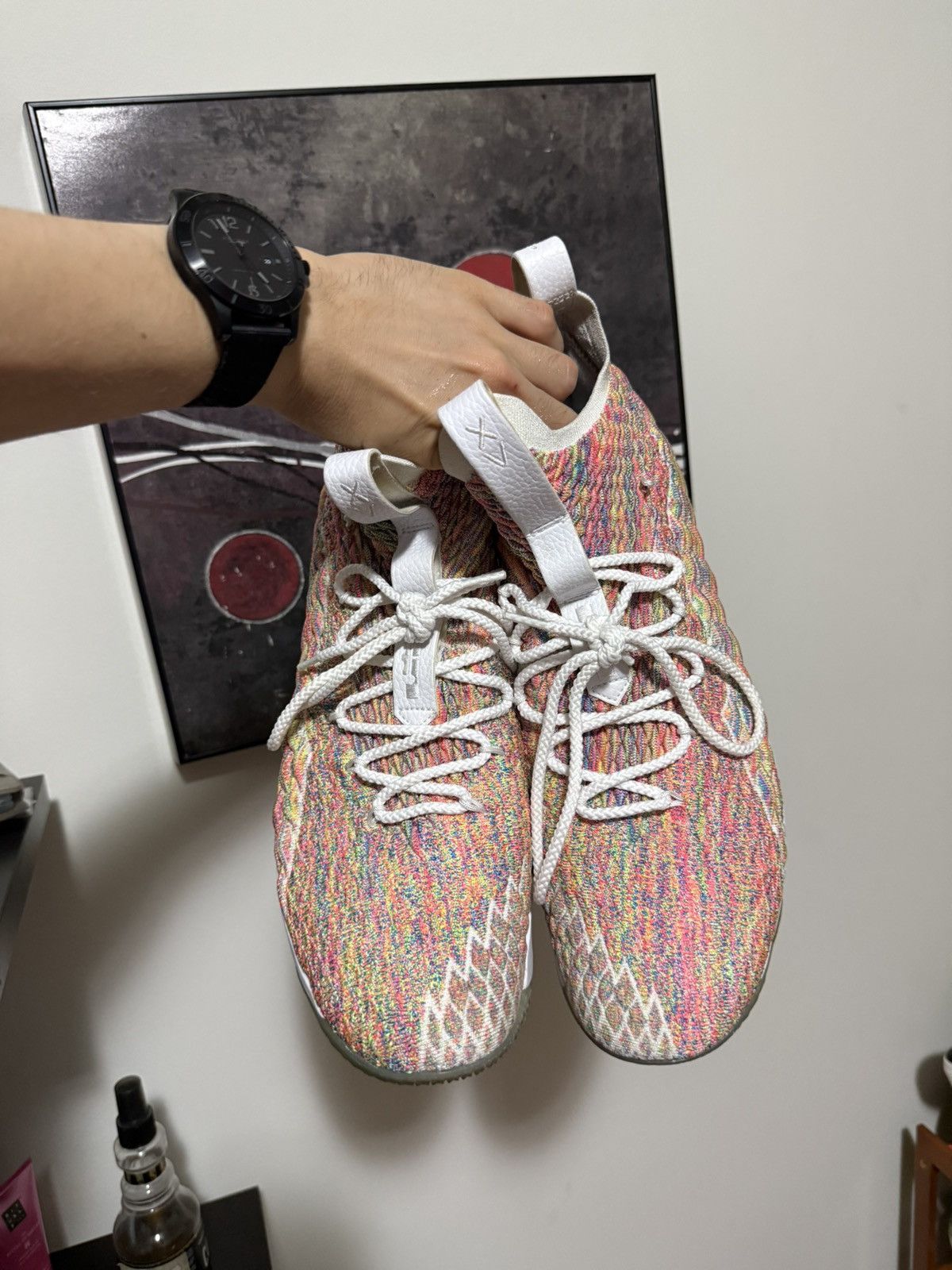 Nike Nike Lebron James 15 Fruity Pebbles size us 14 multicolor Size US 14 / EU 47 - 2 Thumbnail