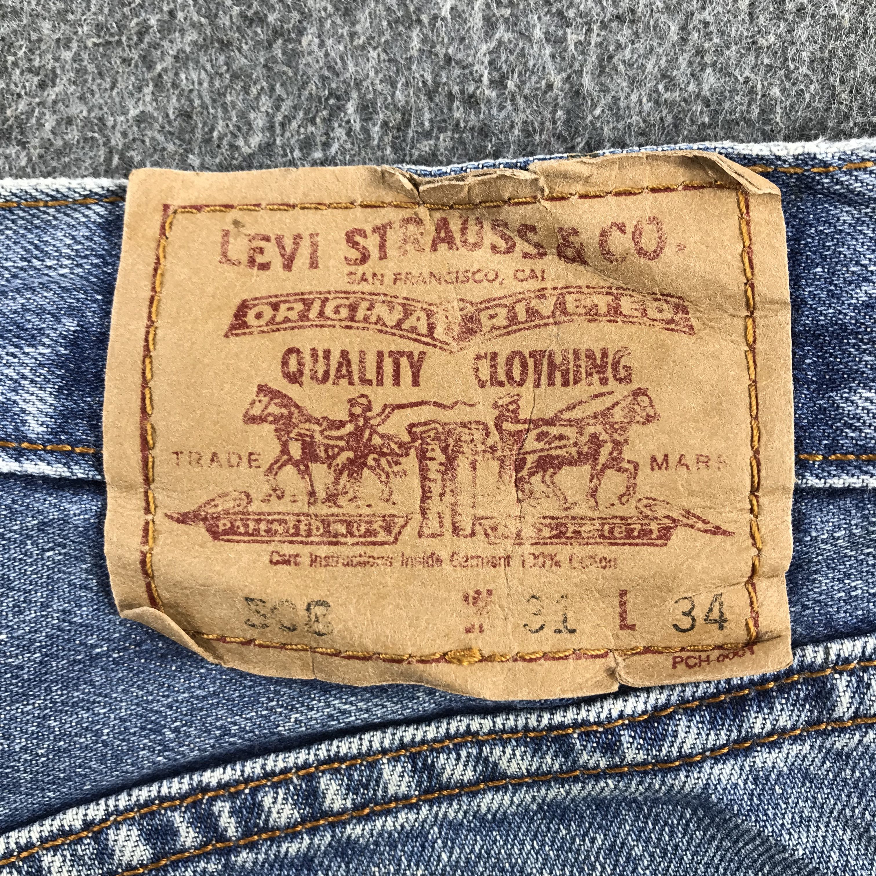 Levi's Vintage Levis 508 Jeans Faded Blue Denim KJ3416 Size US 31 - 5 Thumbnail
