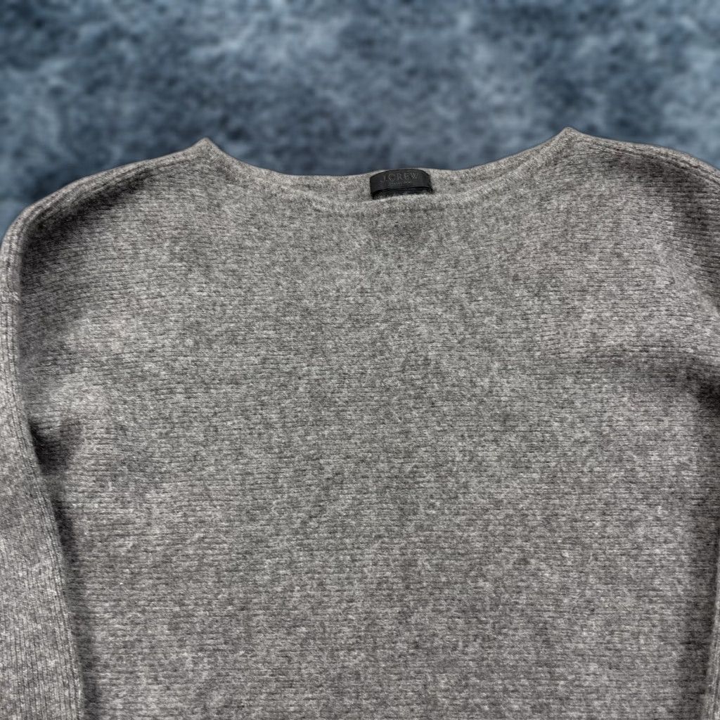 J.Crew J.CREW Collection Sweater Womens XS Gray 100% Cashmere Boat Neck Tunic Knit Crewneck Lightweight Casual Size XS / US 0-2 / IT 36-38 - 1 Thumbnail