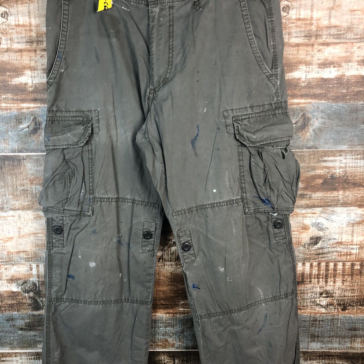 Uniqlo DL Uniqlo Green Cargo Multipocket Pants #C664 Size US 32 / EU 48 - 5 Thumbnail