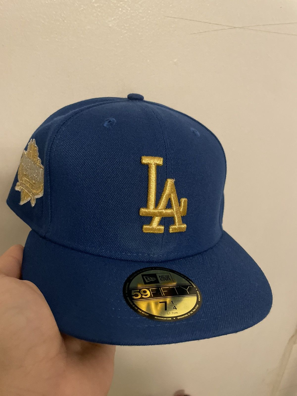 image of Myfitteds Los Angeles Dodgers Stadium Patch Size 7 1/4 in Blue, Men's