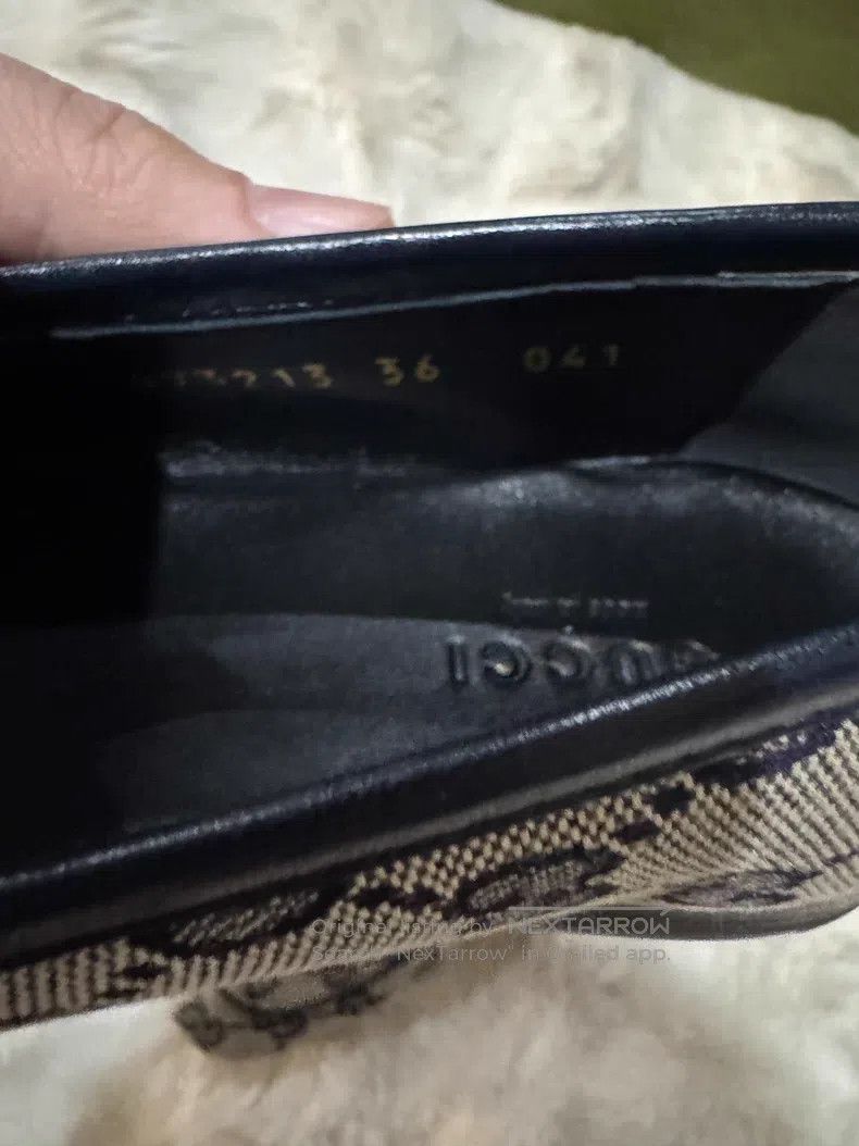 Gucci Guicci Women's Full Print Loafers Leather Shoes Size US 5.5 / IT 35.5 - 5 Thumbnail
