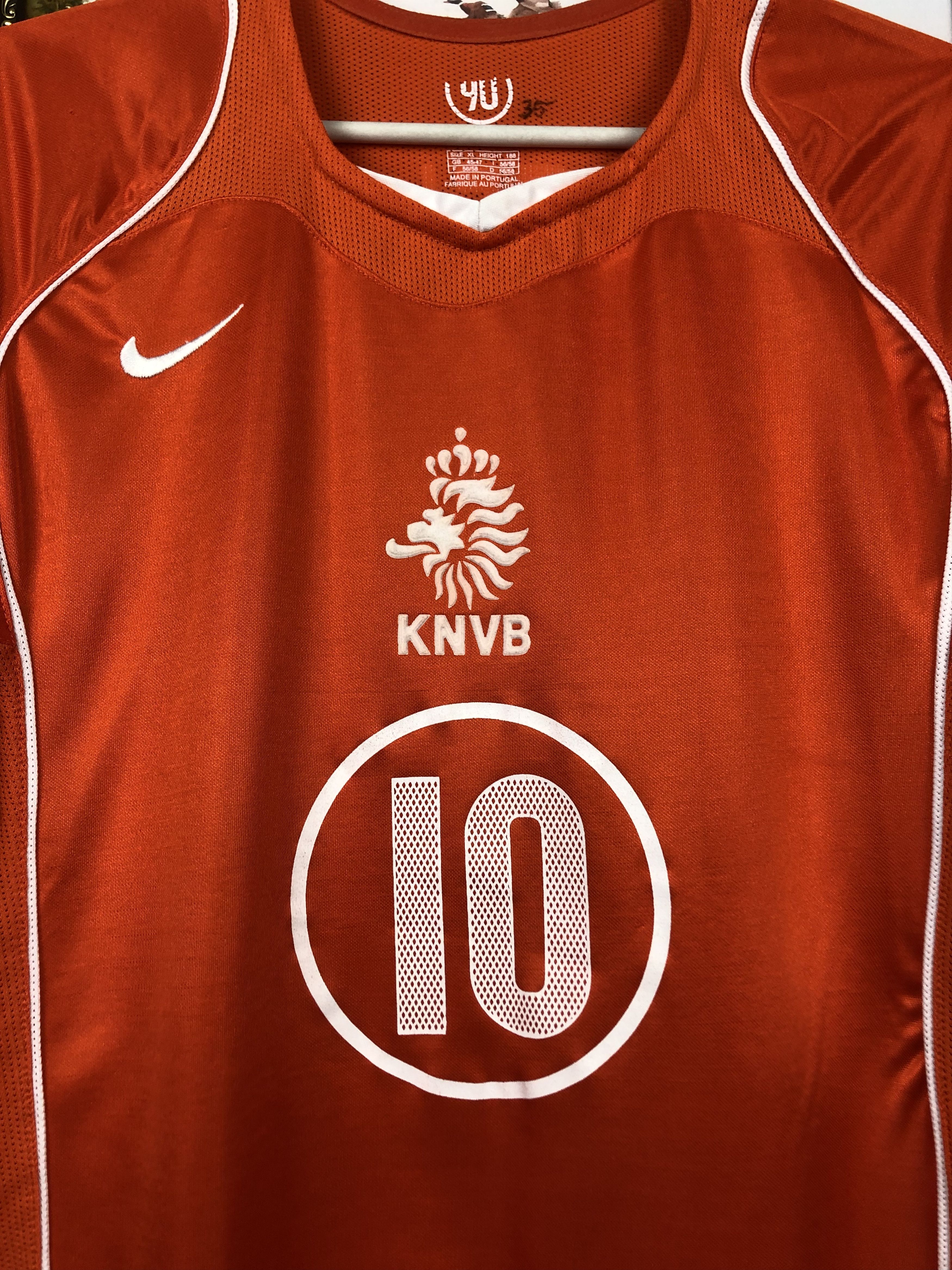 Nike Netherlands football shirt 2004 Soccer Nistelrooy Jersey Size US XL / EU 56 / 4 - 3 Thumbnail