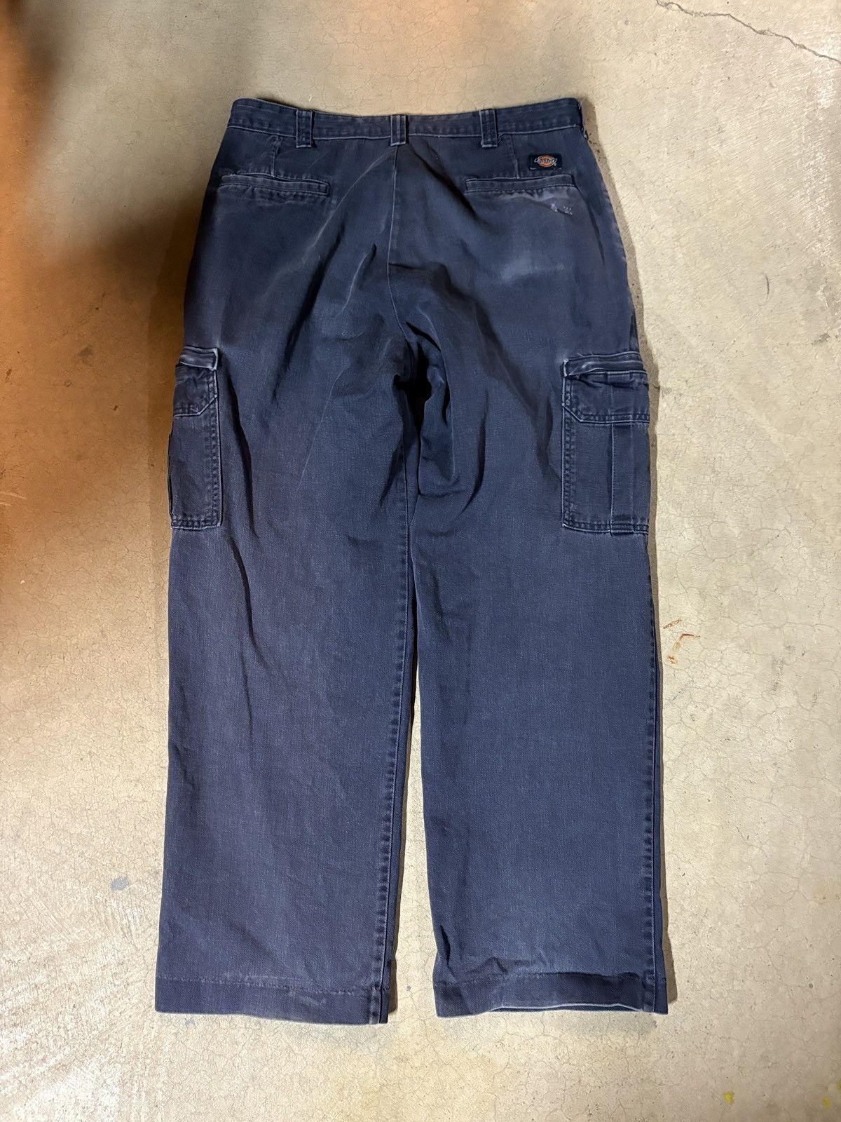 Dickies Vintage 00’s Dickies Cargo Pants Faded Navy Size 34x32 Size US 34 / EU 50 - 3 Thumbnail