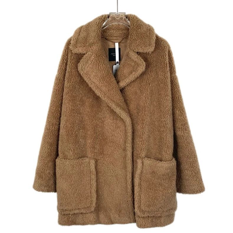 Max Mara Max Mara Lapel camel wool blend teddy coat Size M / US 6-8 / IT 42-44 - 1 Thumbnail