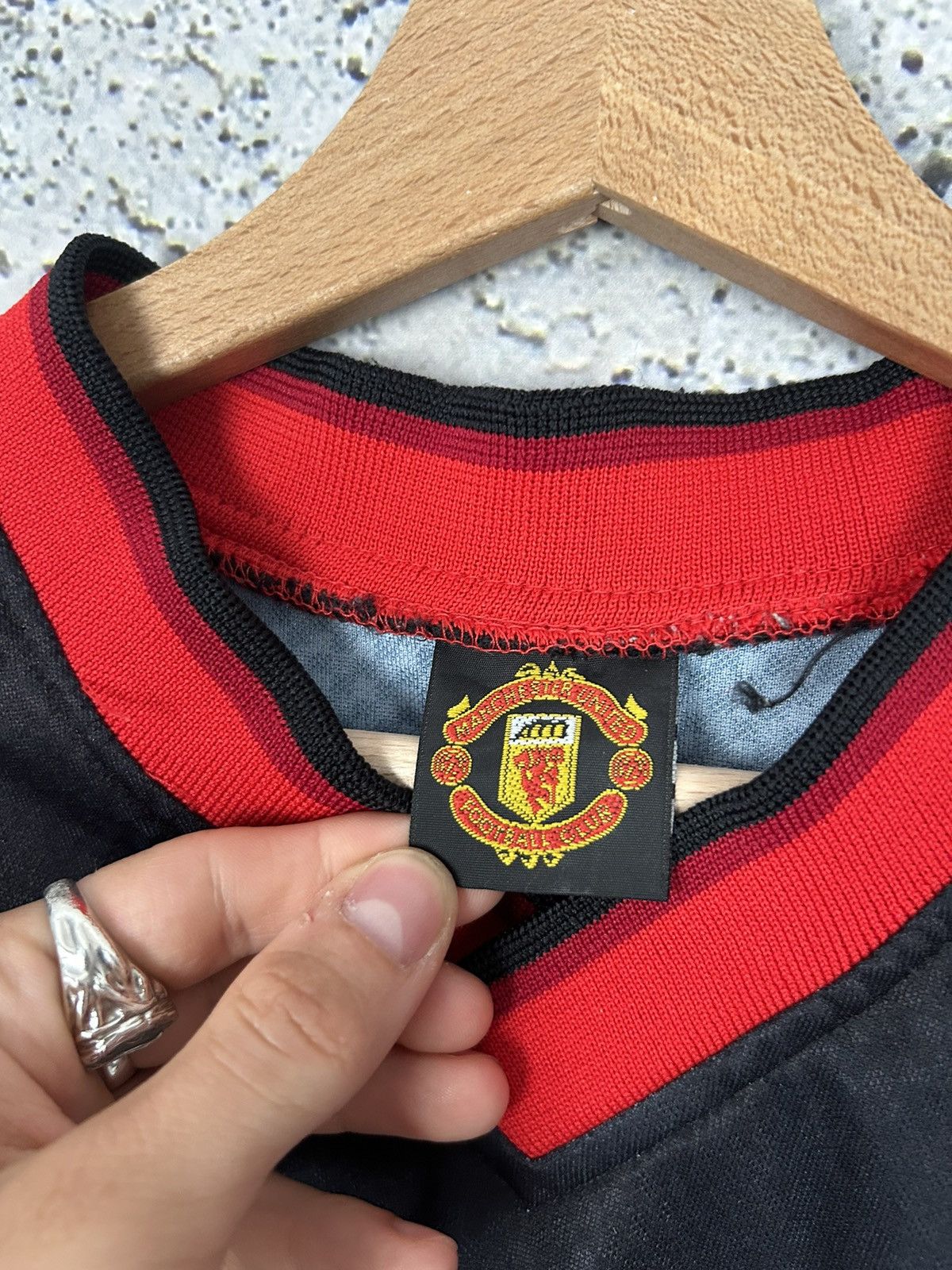 Vintage Vintage Manchester United 90s Treble Champions Rare Size US L / EU 52-54 / 3 - 6 Thumbnail
