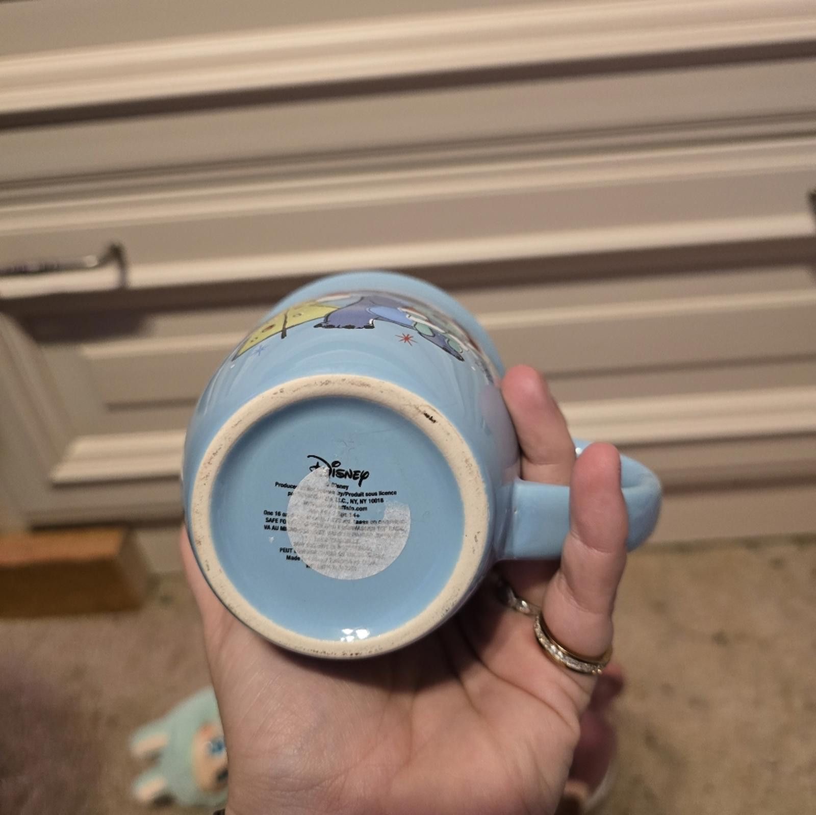 Disney Disney Lilo & Stitch Season's Greetings Wide Rim Ceramic Mug Size ONE SIZE - 3 Thumbnail