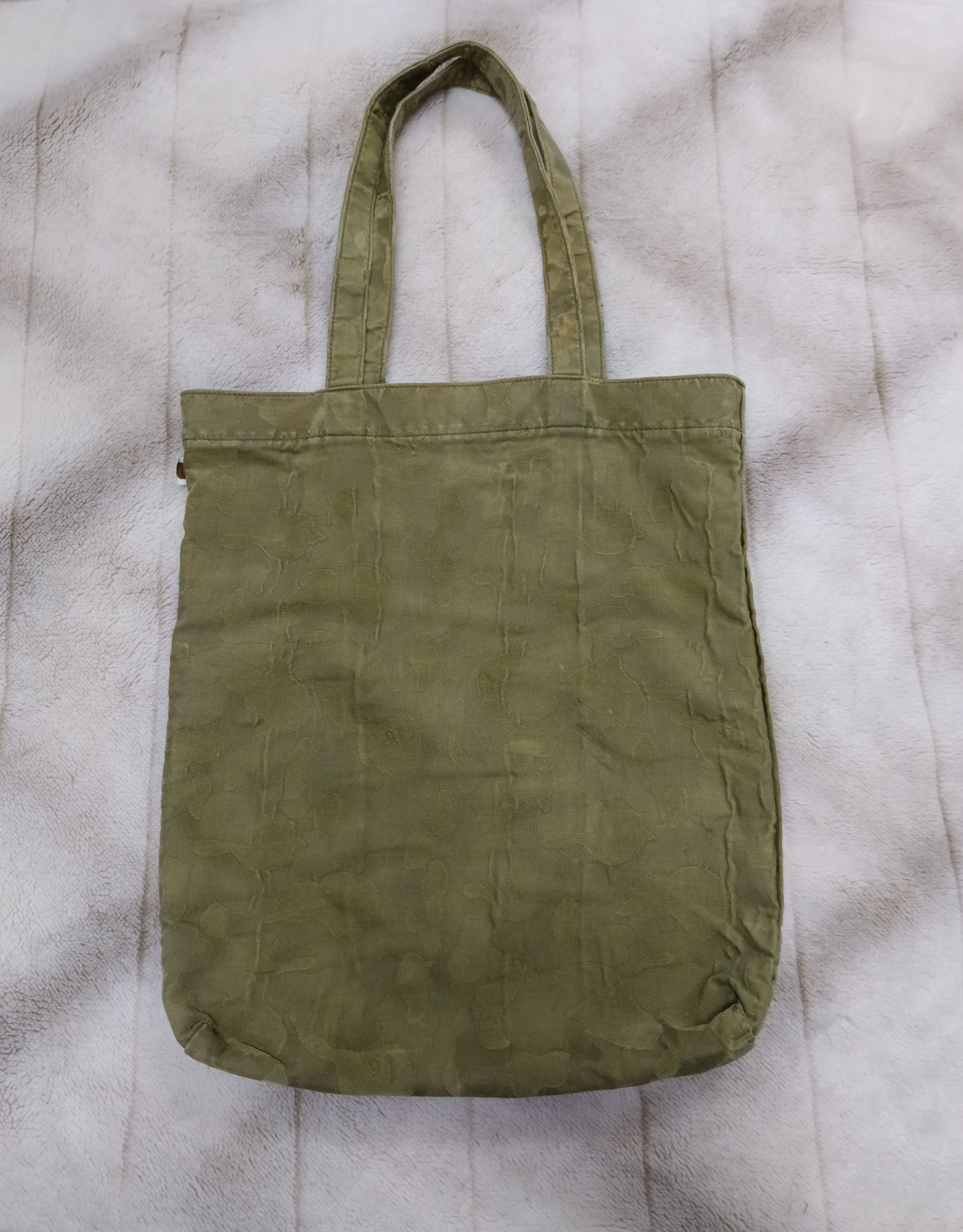 Bape BAPE's "1st Camo" pattern OLIVE GREEN TOTE Size ONE SIZE - 5 Thumbnail