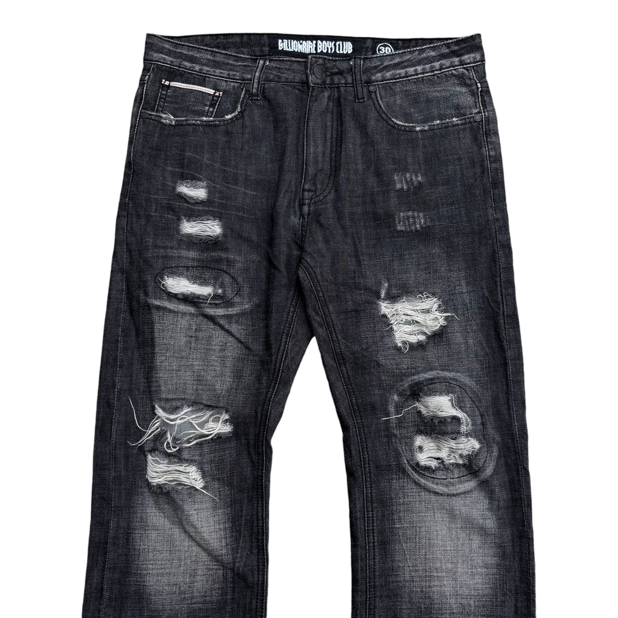 Billionaire Boys Club Billionaire Boys Club Ripped Selvedge Denim Size US 30 / EU 46 - 2 Thumbnail